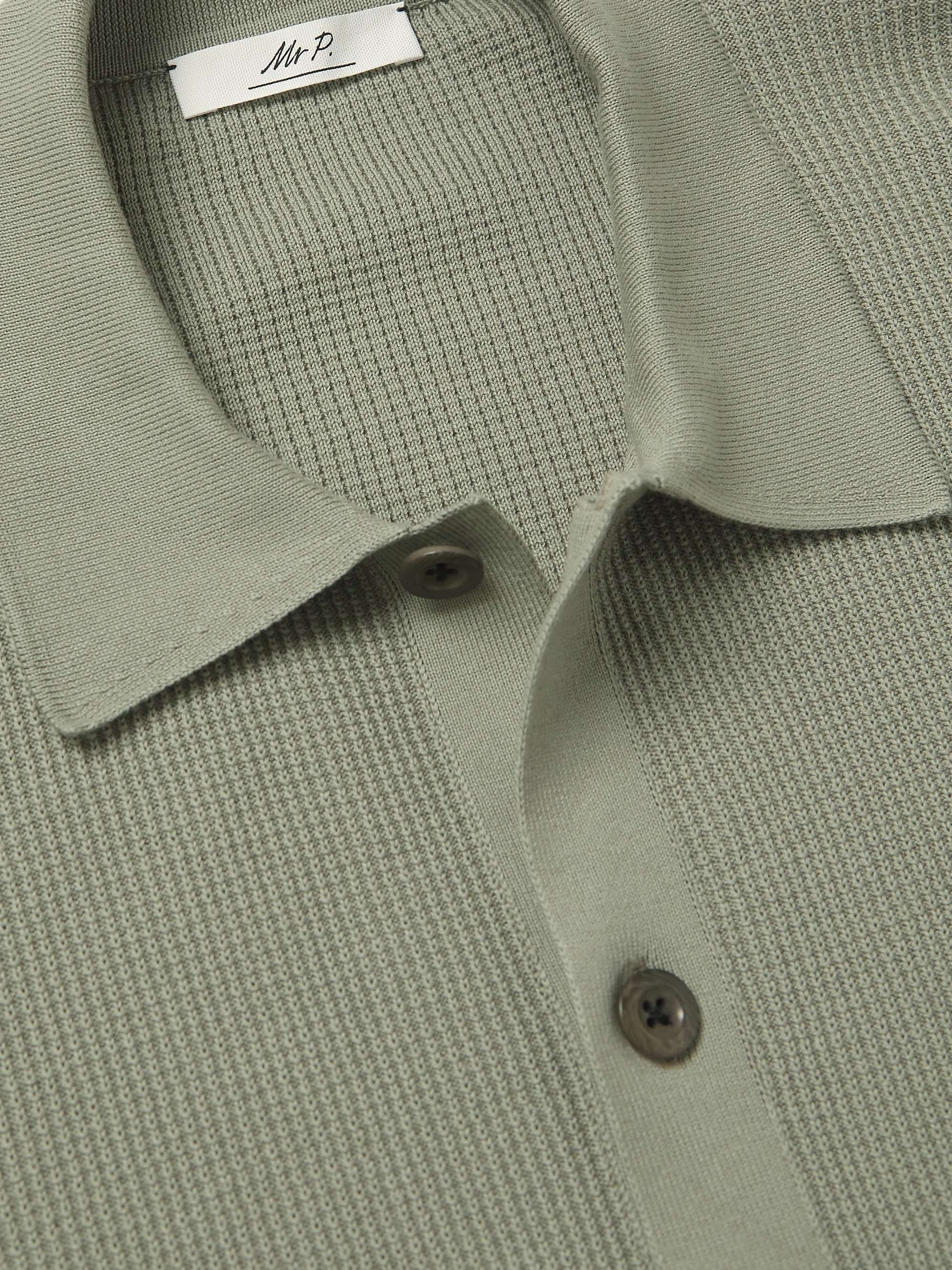 MR P. Ribbed Cotton Shirt