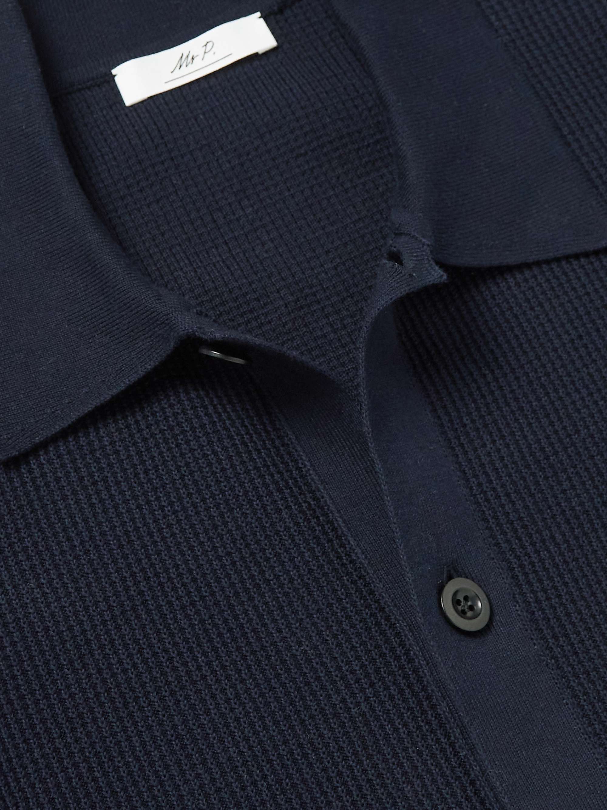 MR P. Ribbed Cotton Shirt