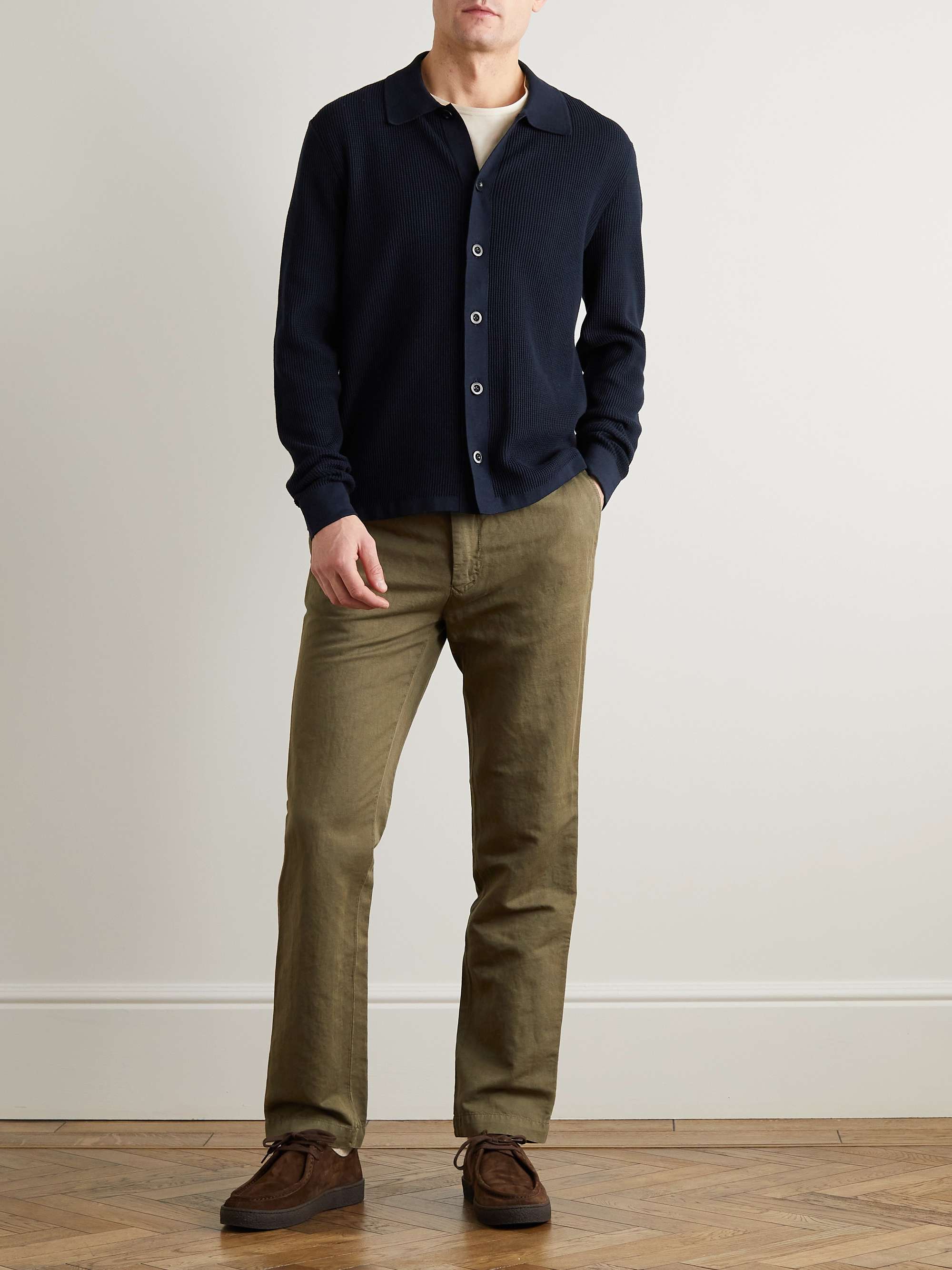 MR P. Ribbed Cotton Shirt