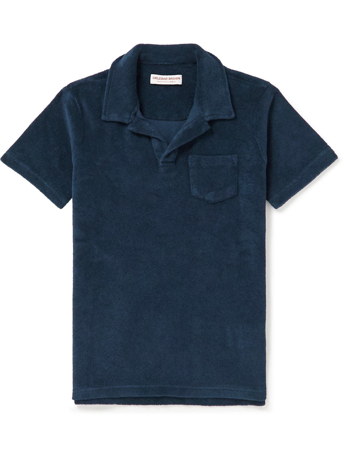 ORLEBAR BROWN DIGBY COTTON-TERRY POLO SHIRT