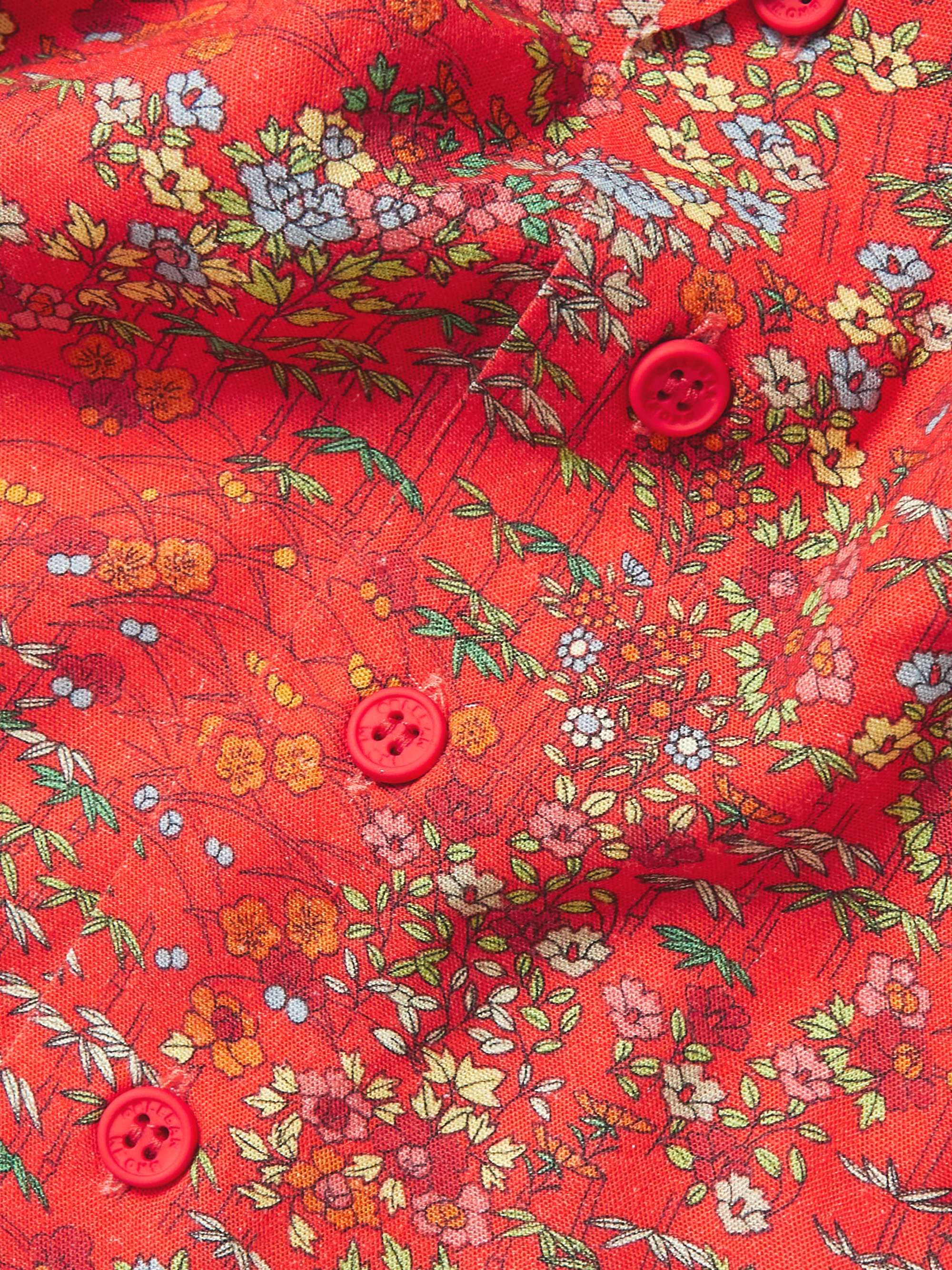ORLEBAR BROWN KIDS Pedro Solo Fantasy Floral-Print Piqué Shirt