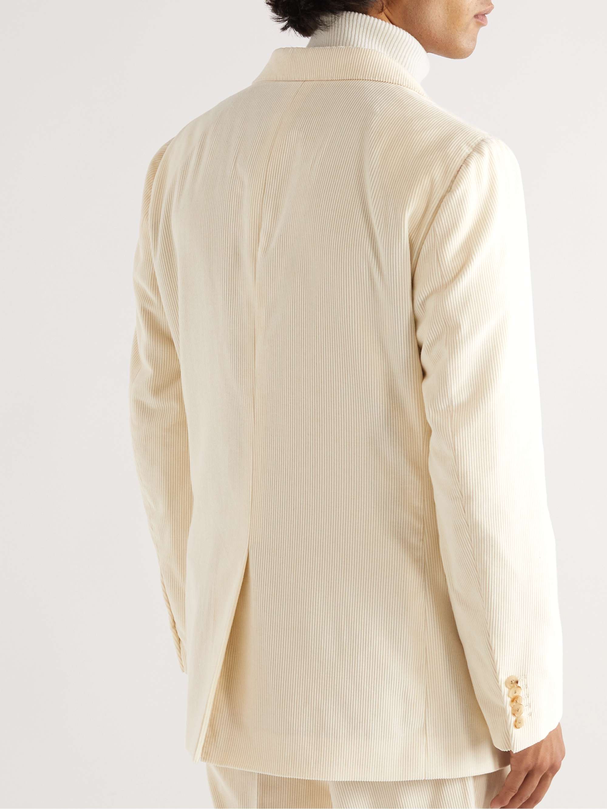 UMIT BENAN B+ Cotton and Cashmere-Blend Corduroy Suit Jacket