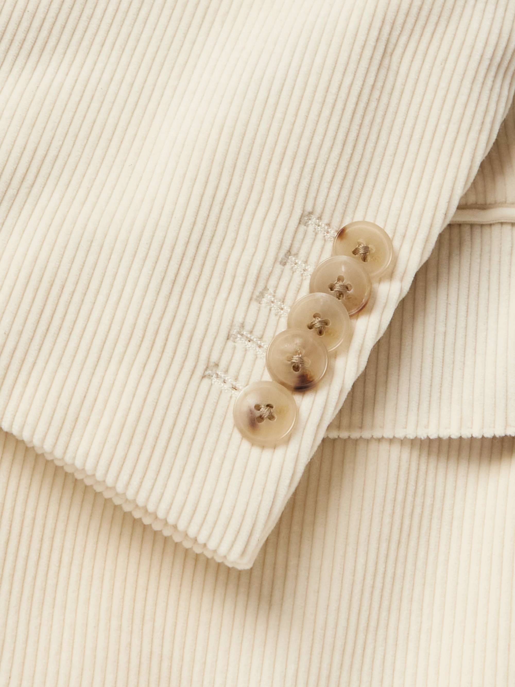 UMIT BENAN B+ Cotton and Cashmere-Blend Corduroy Suit Jacket