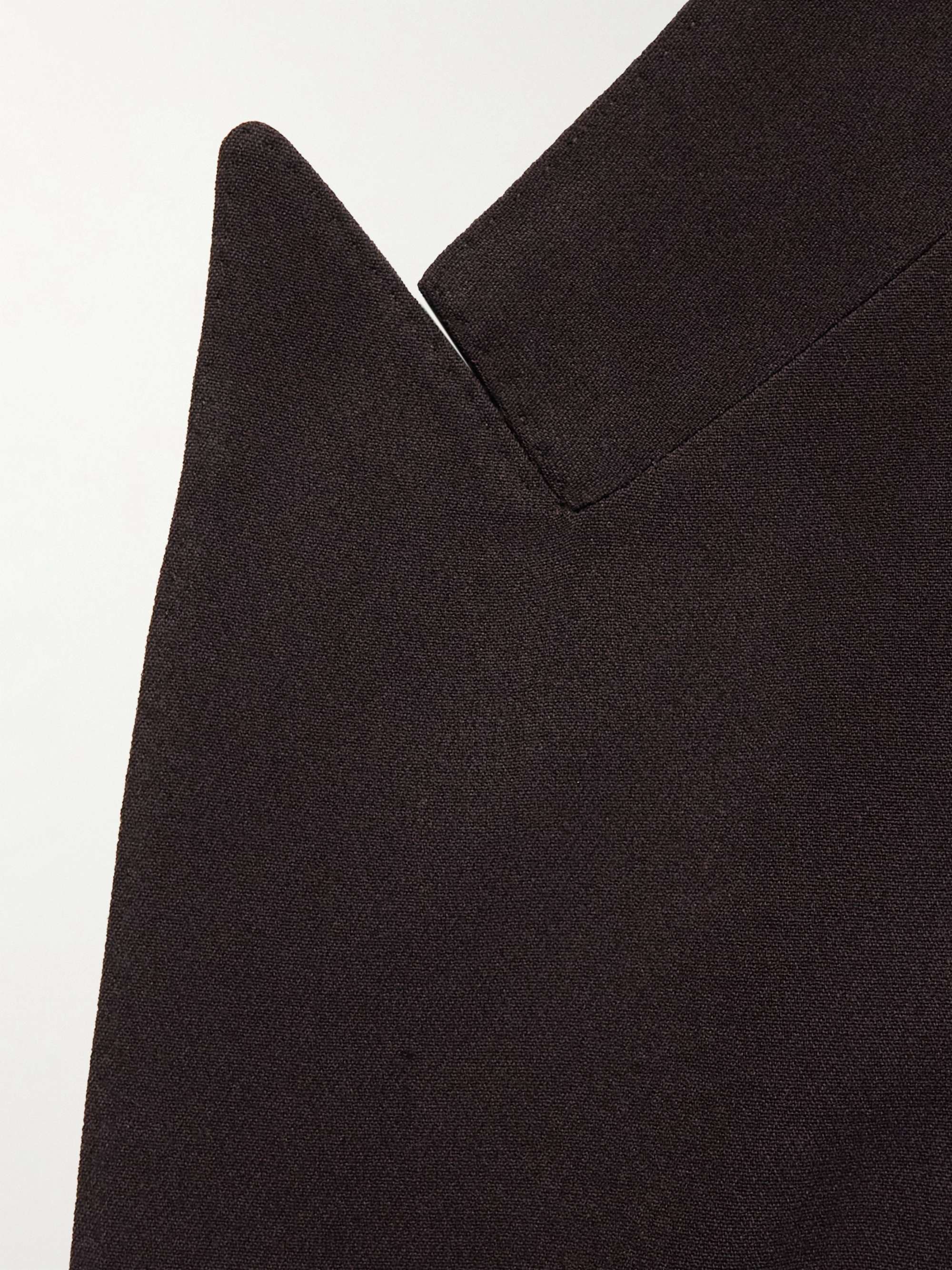 UMIT BENAN Double-Breasted Crepe Suit Jacket