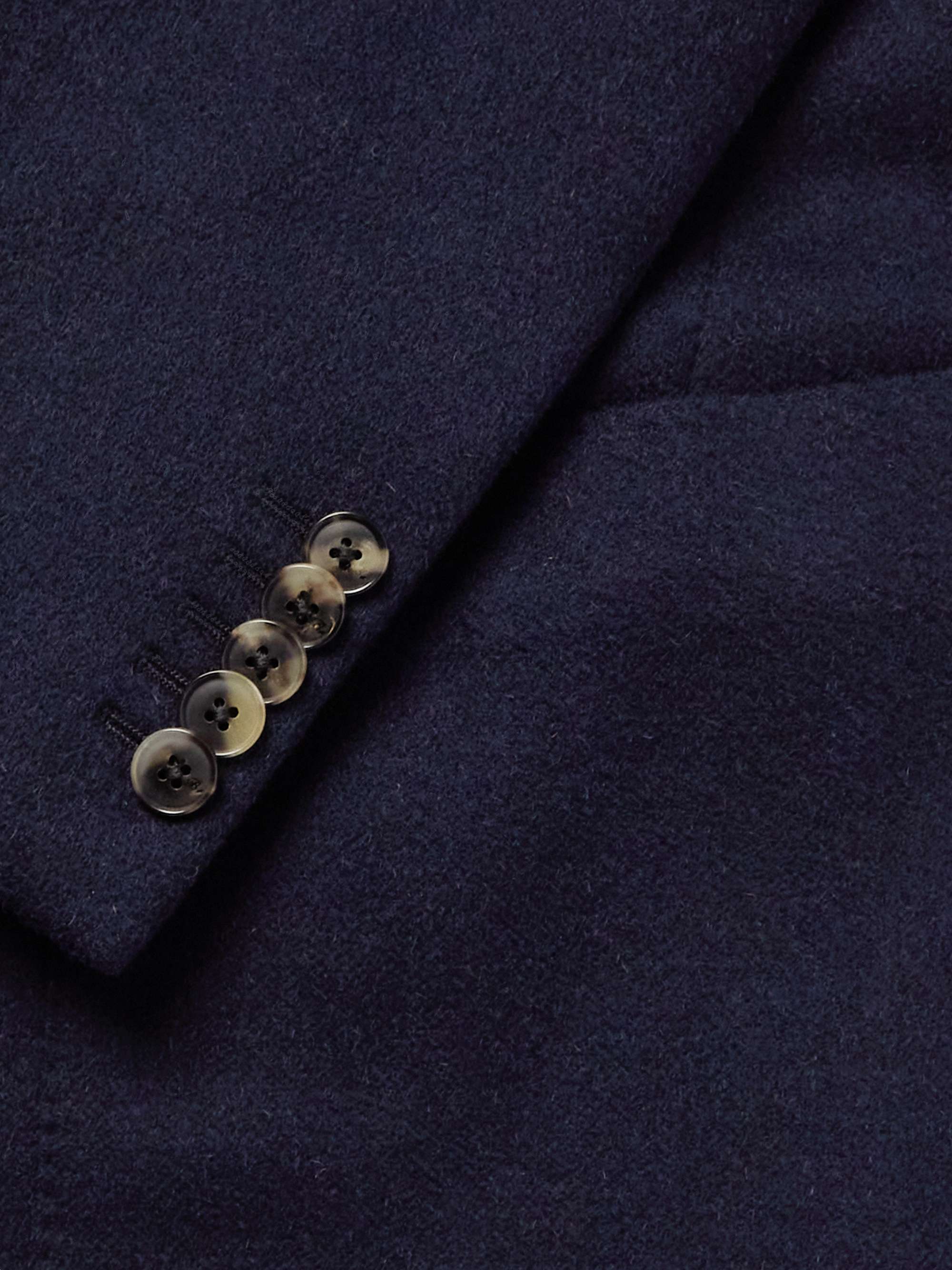UMIT BENAN B+ Double-Breasted Camel Hair Blazer