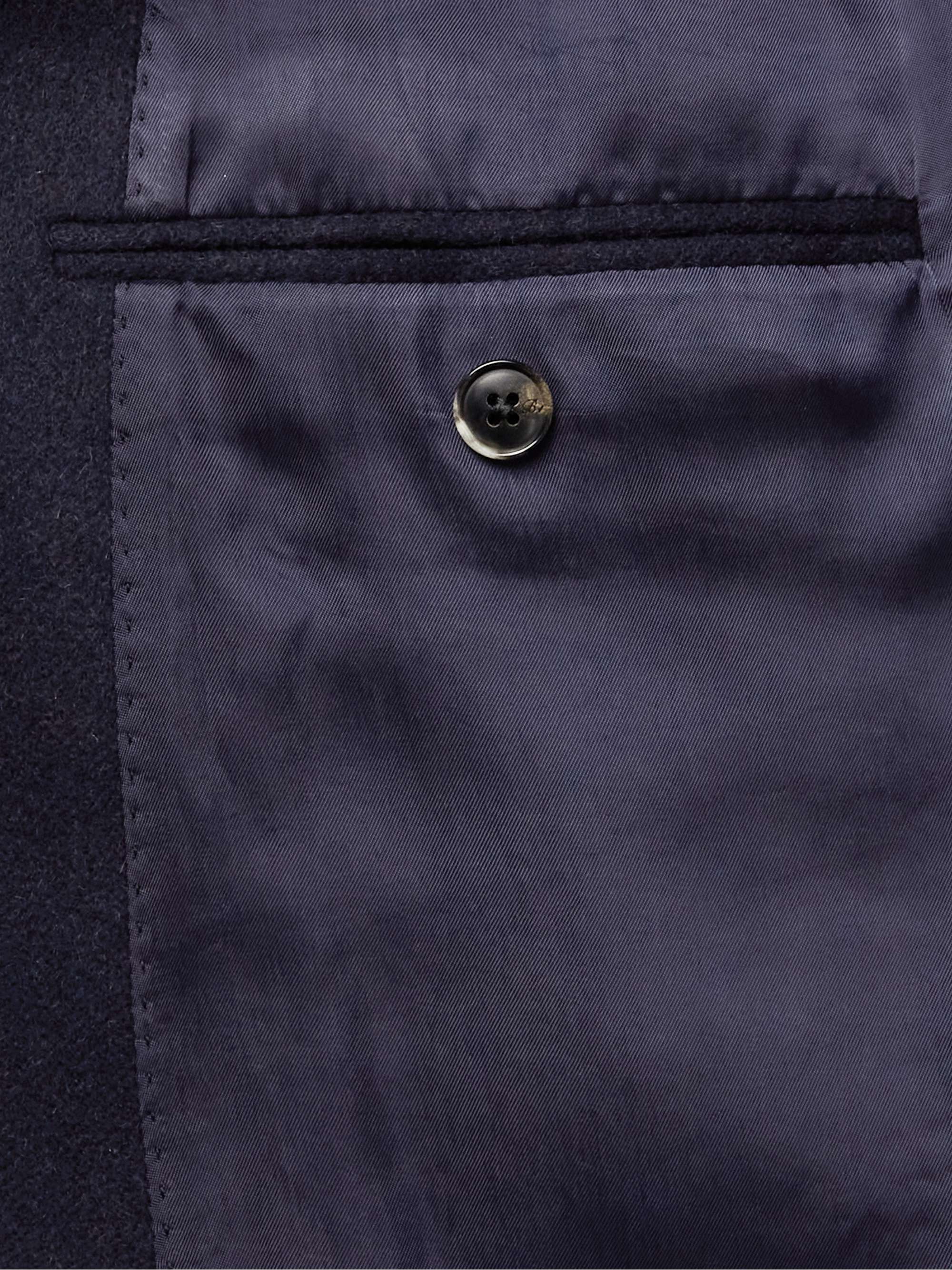 UMIT BENAN B+ Double-Breasted Camel Hair Blazer