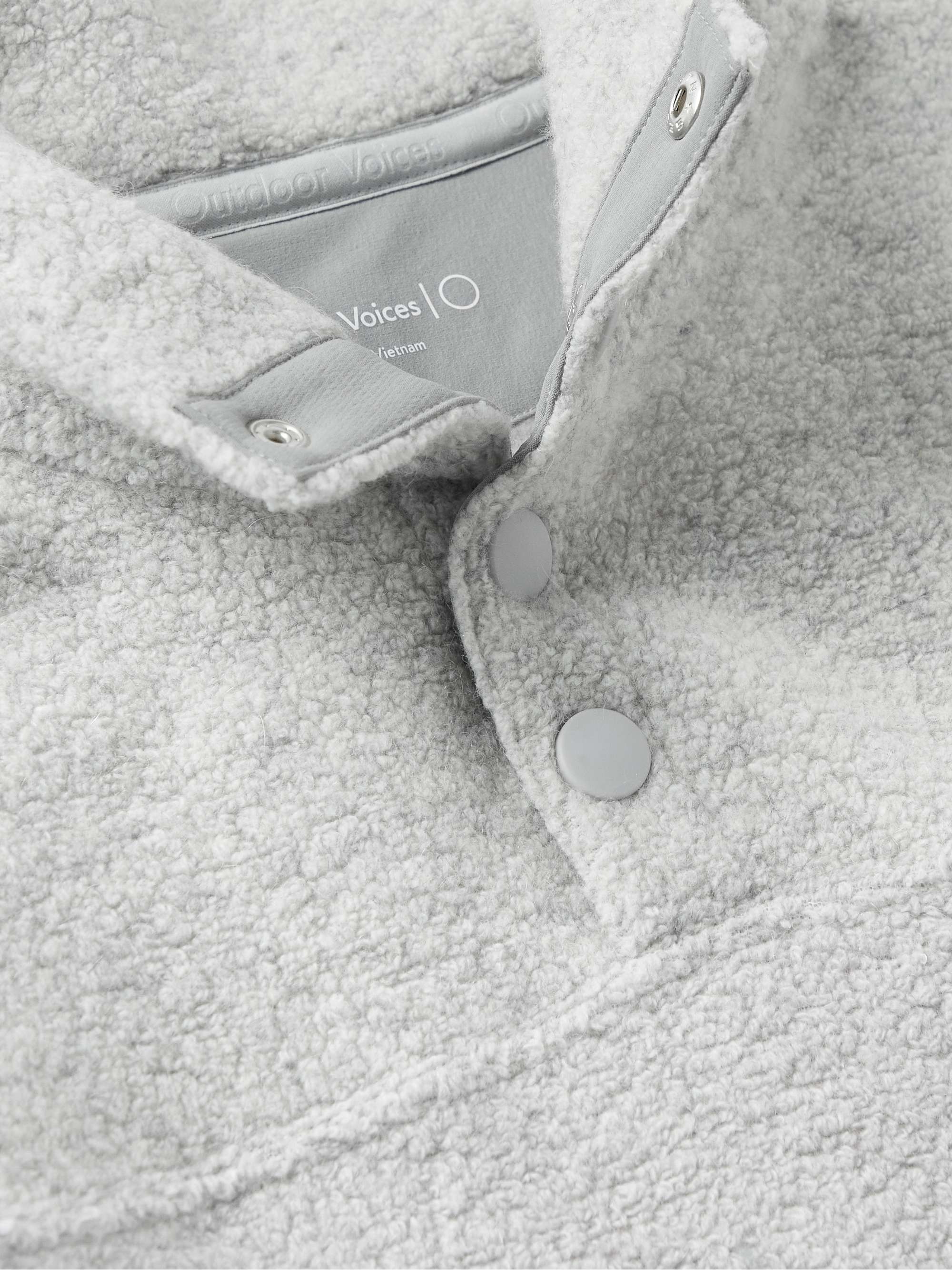 OUTDOOR VOICES MegaFleece Half-Placket Sweatshirt