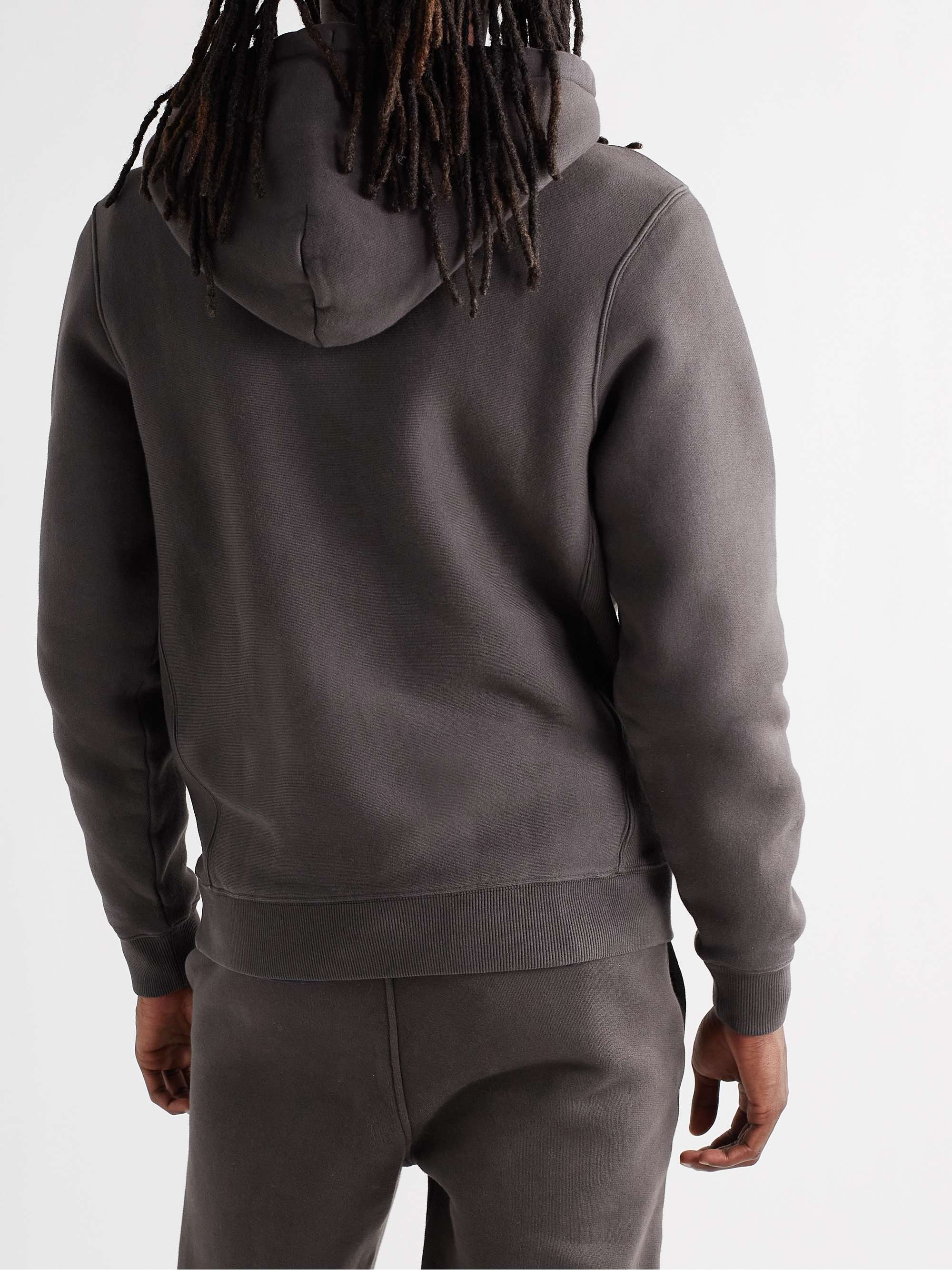 OUTDOOR VOICES Nimbus Logo-Appliquéd Cotton-Jersey Hoodie