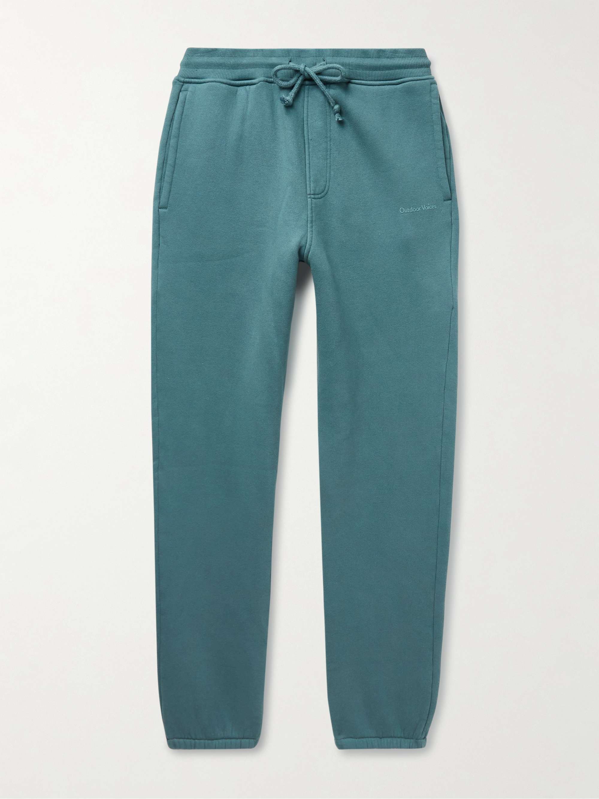 OUTDOOR VOICES Nimbus Tapered Cotton-Jersey Sweatpants