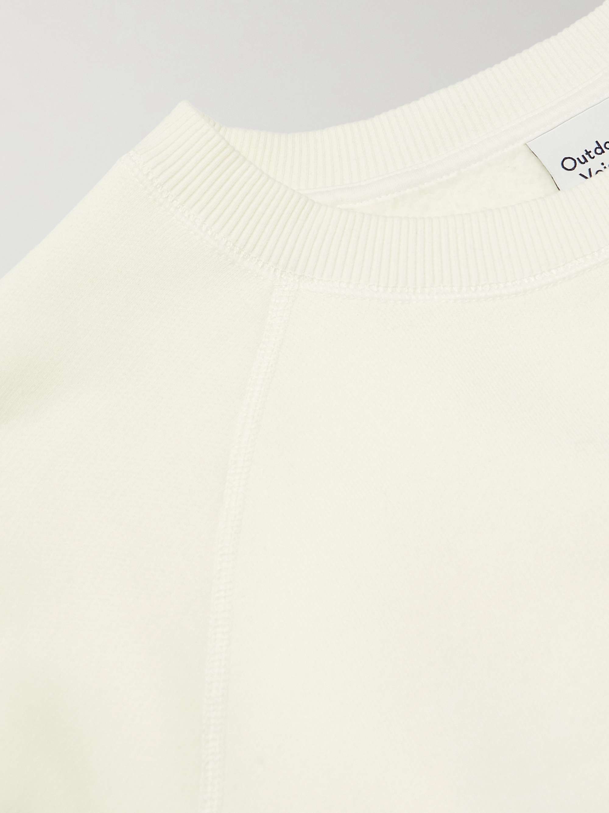 OUTDOOR VOICES Nimbus Cotton-Jersey Sweatshirt