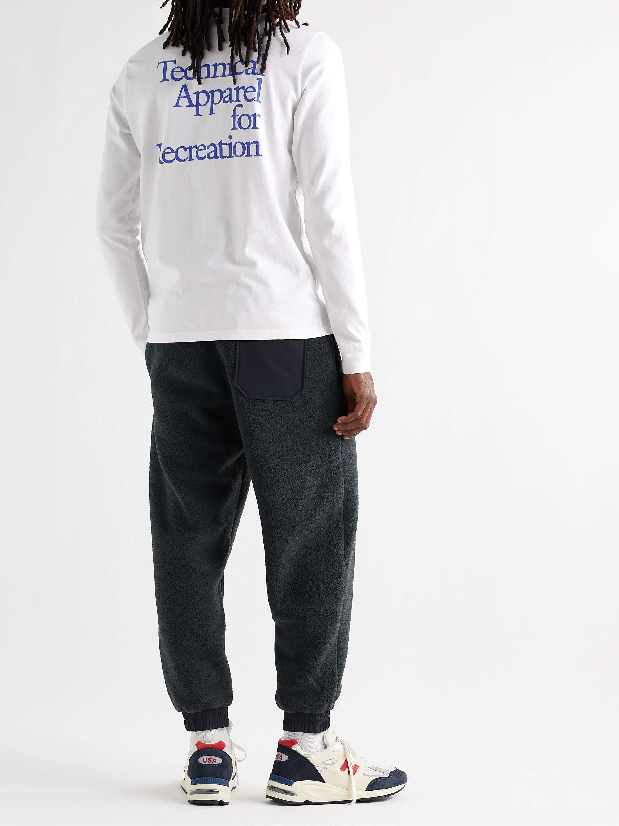 OUTDOOR VOICES Technical Apparel Logo-Print Cotton-Jersey T-Shirt