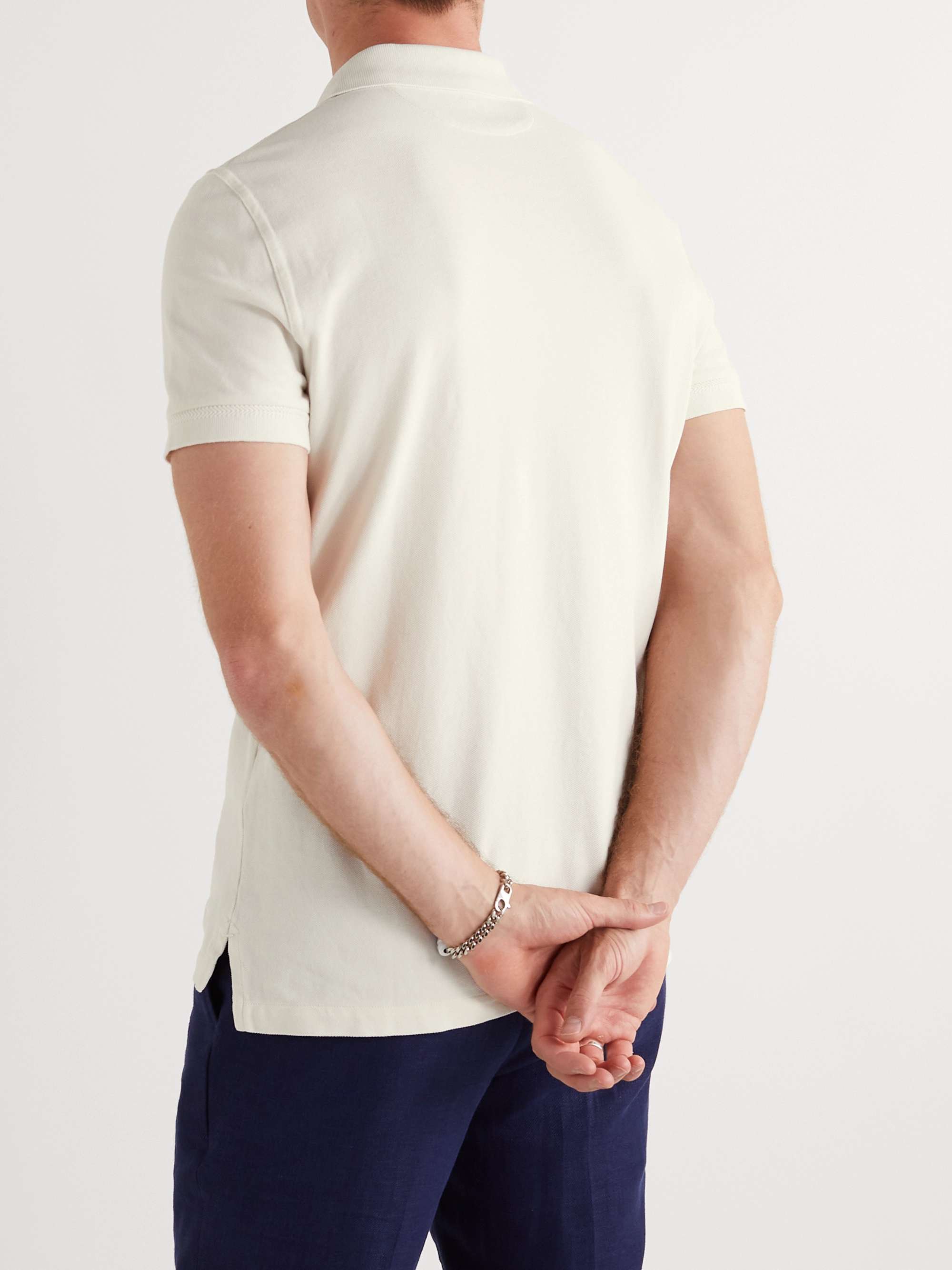 TOM FORD Cotton-Piqué Polo Shirt