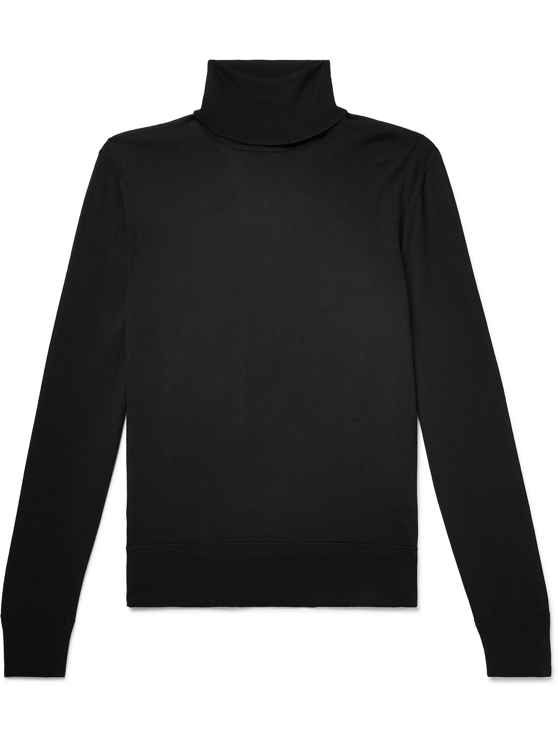 Shop Tom Ford Wool Rollneck Sweater In Black