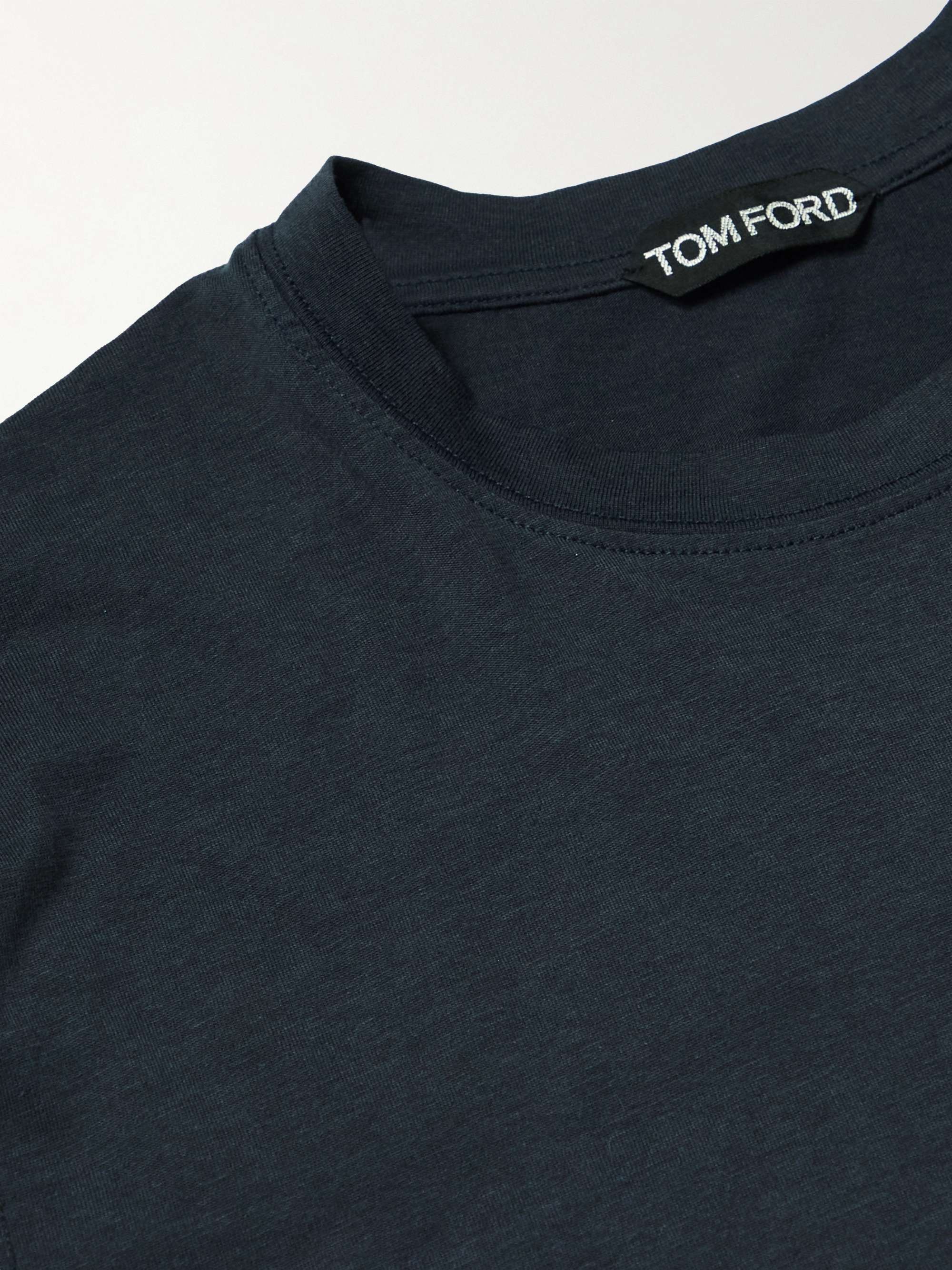 TOM FORD Lyocell and Cotton-Blend Jersey T-Shirt