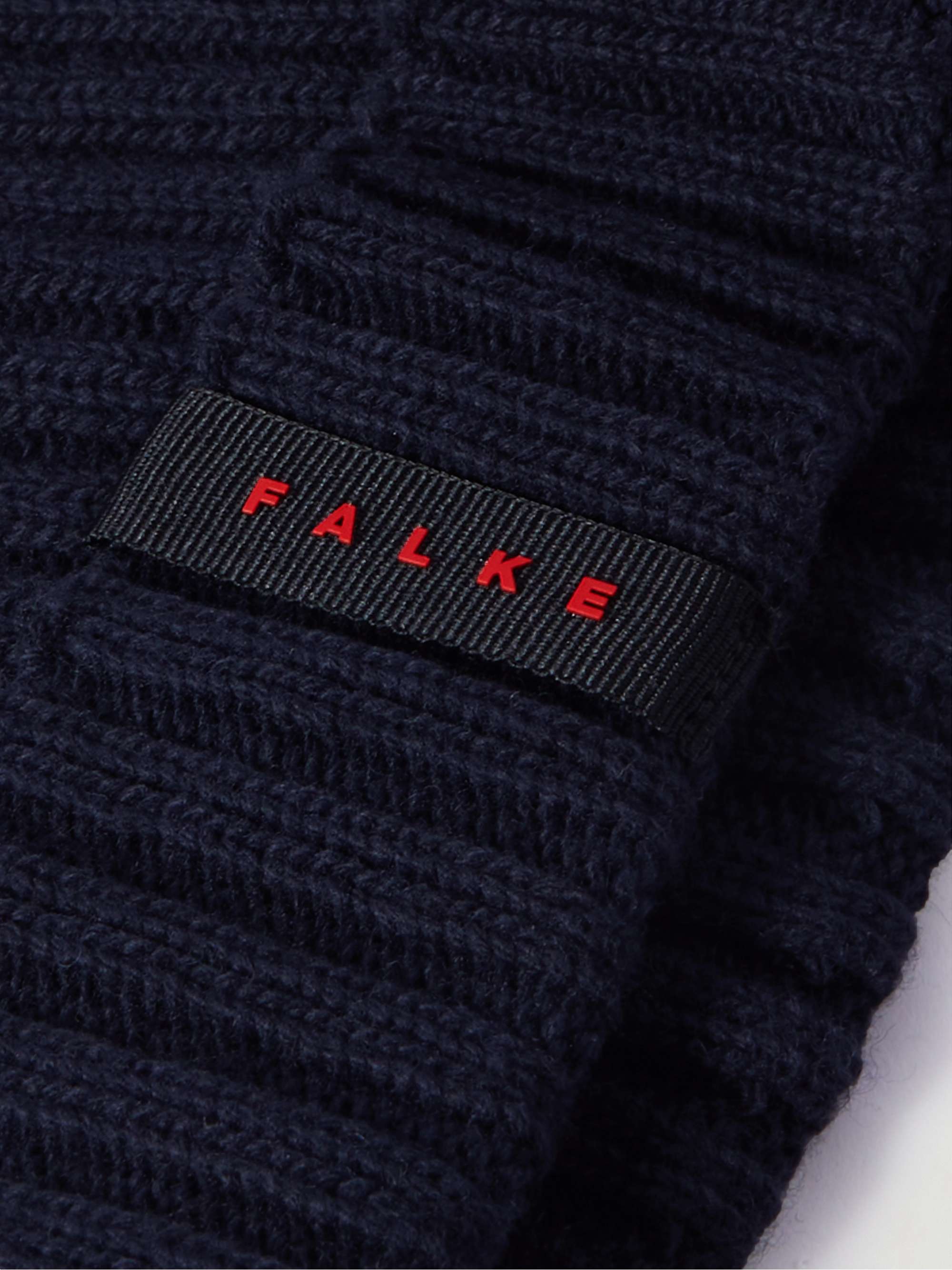 FALKE Ribbed-Knit Beanie and Jacquard Socks Set