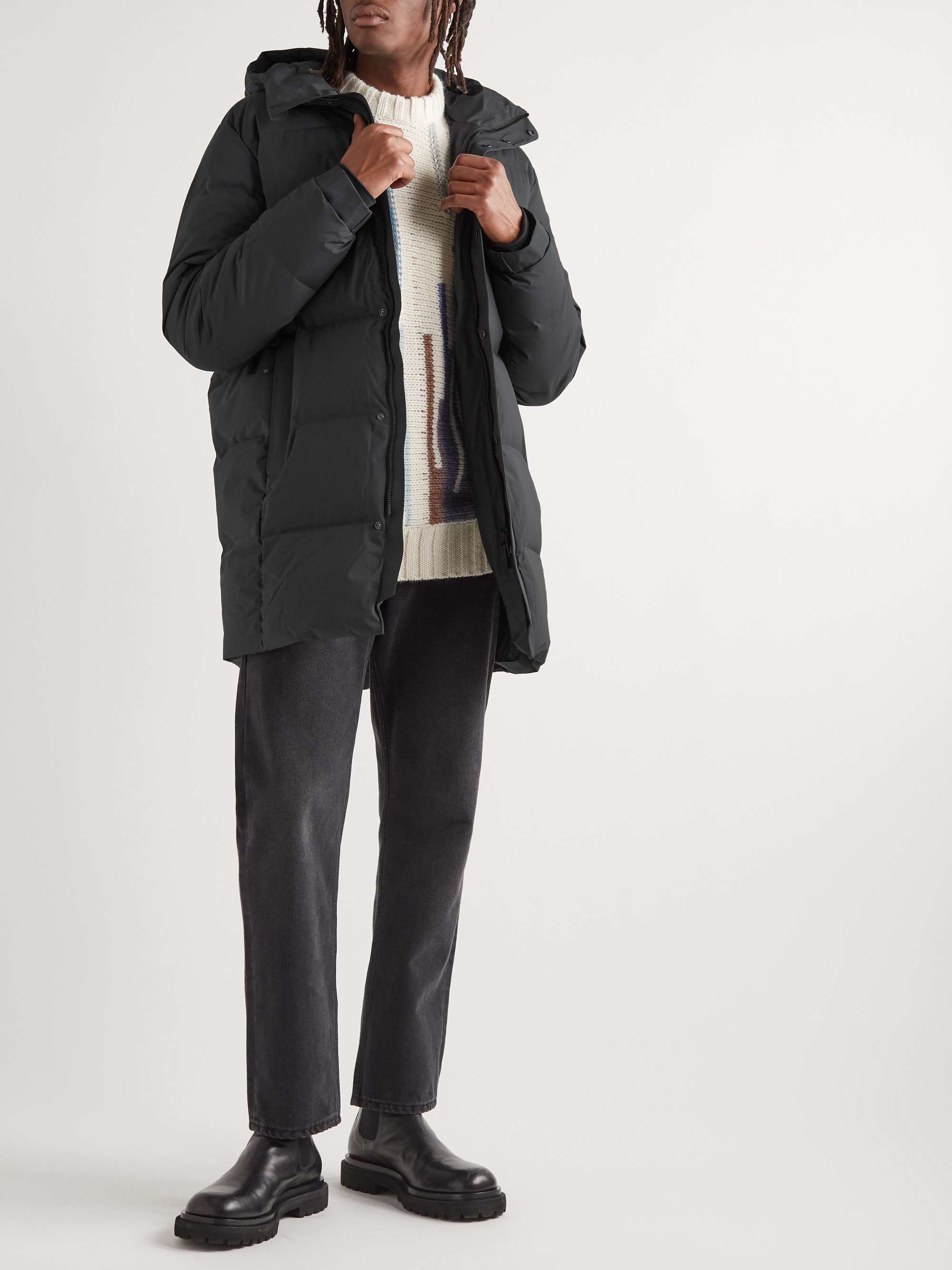 NN07 Golf 8181 Quilted Shell Hooded Down Jacket