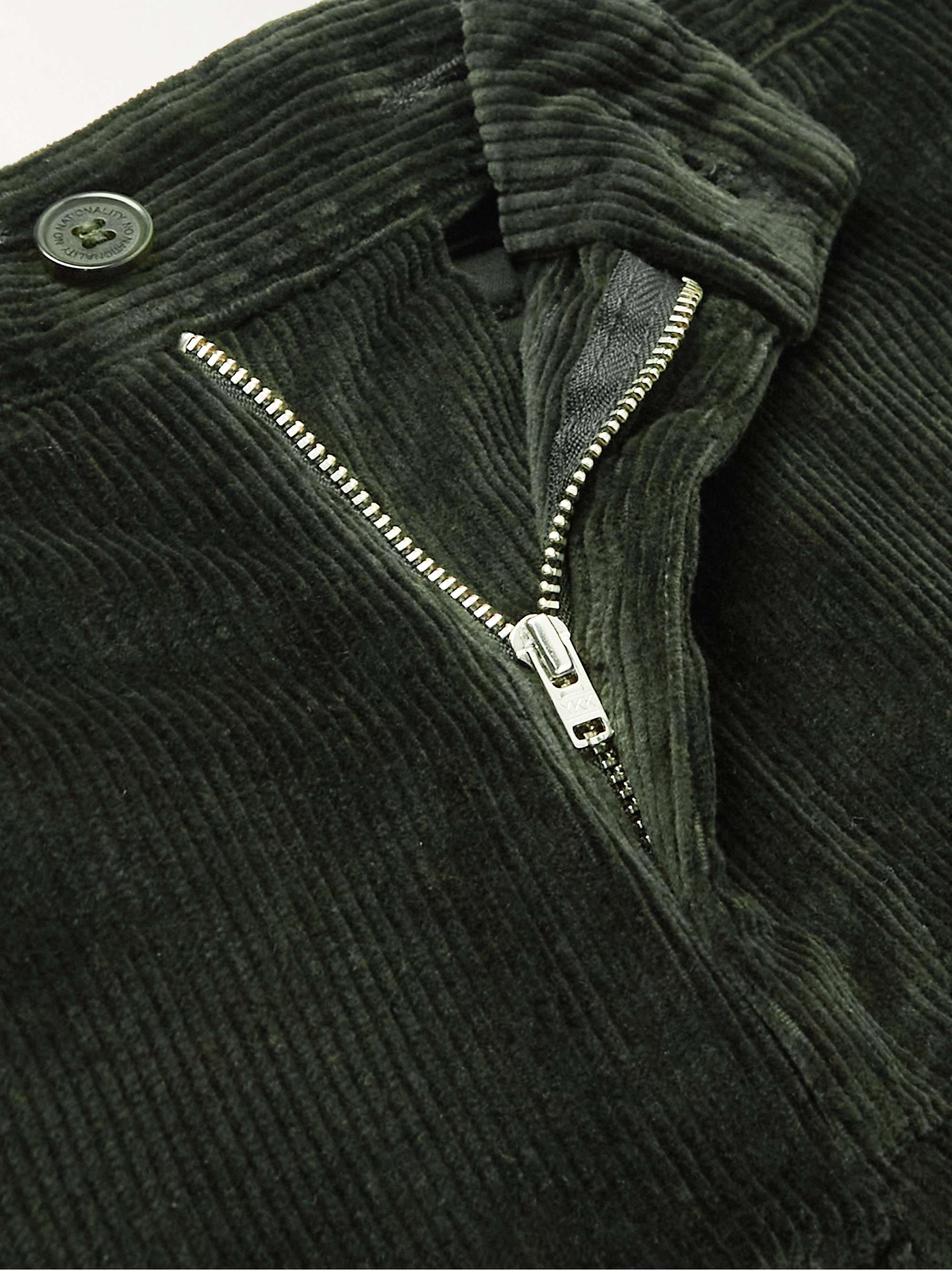 NN07 Karl Tapered Cotton-Blend Corduroy Trousers