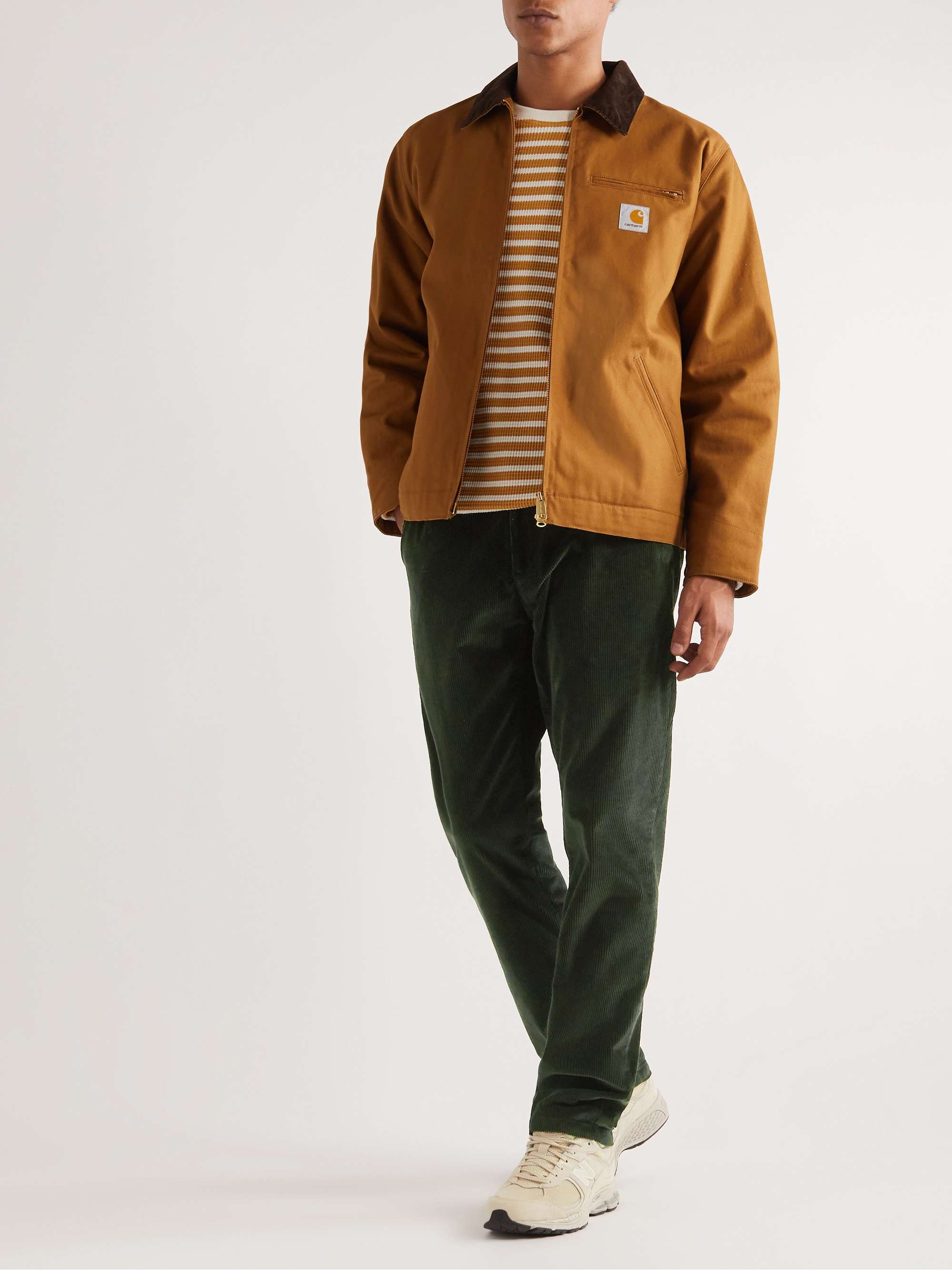 NN07 Karl Tapered Cotton-Blend Corduroy Trousers