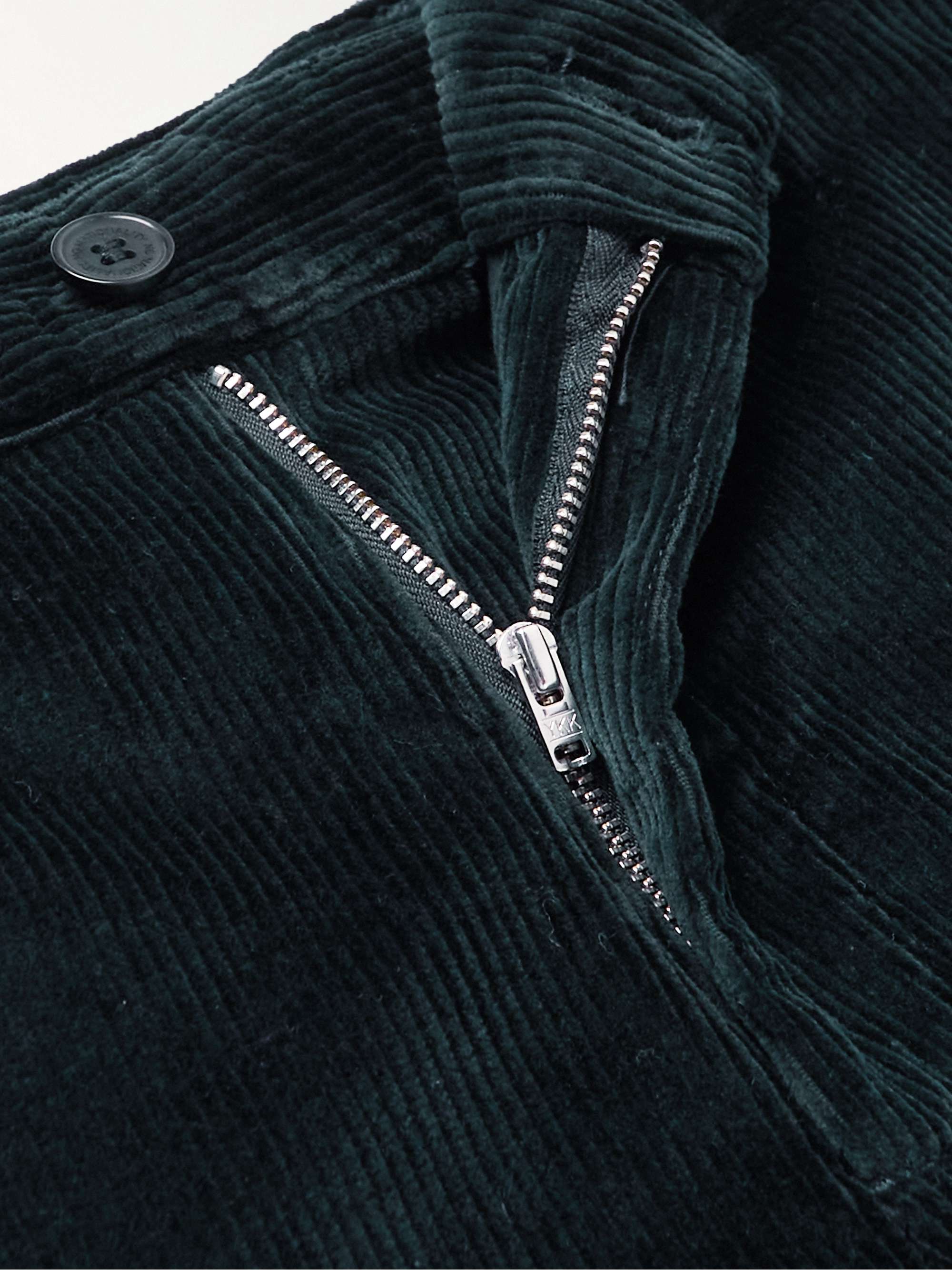 NN07 Karl Tapered Cotton-Blend Corduroy Trousers