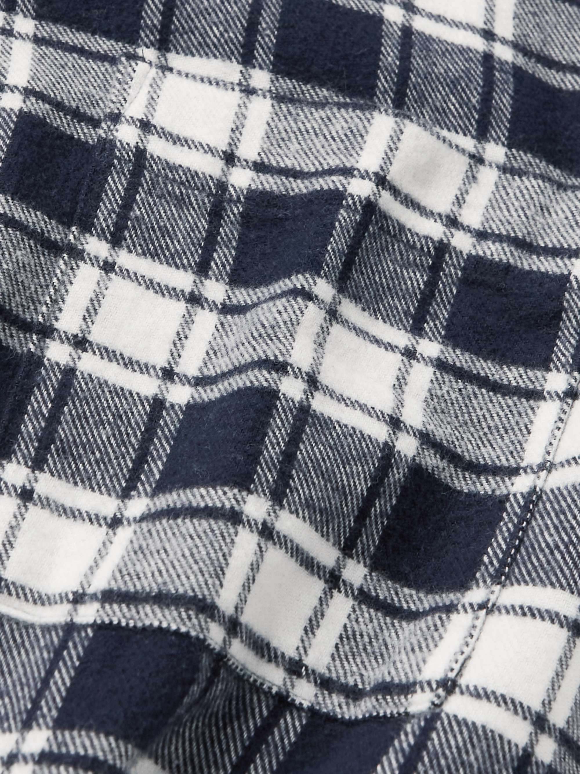 NN07 Arne 5166 Checked Cotton-Flannel Shirt