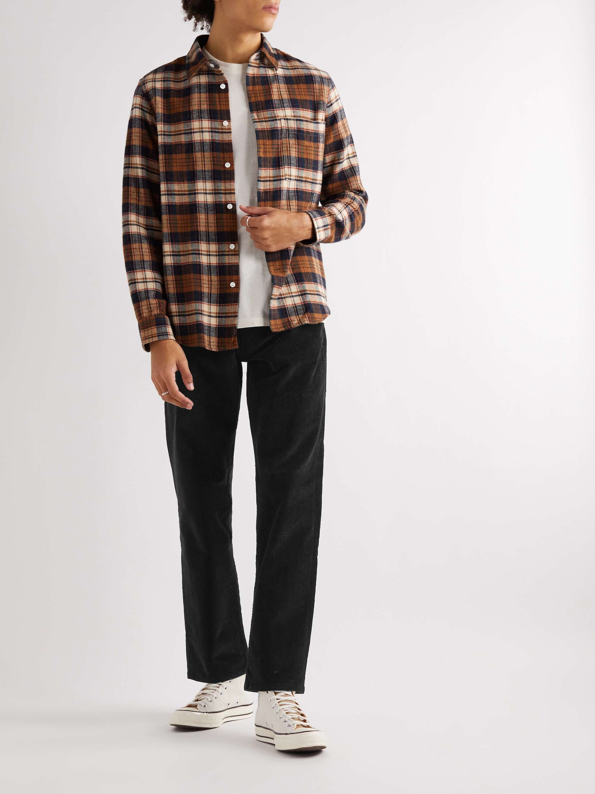 NN07 Sonny 1726 Straight-Leg Cotton-Blend Corduroy Trousers