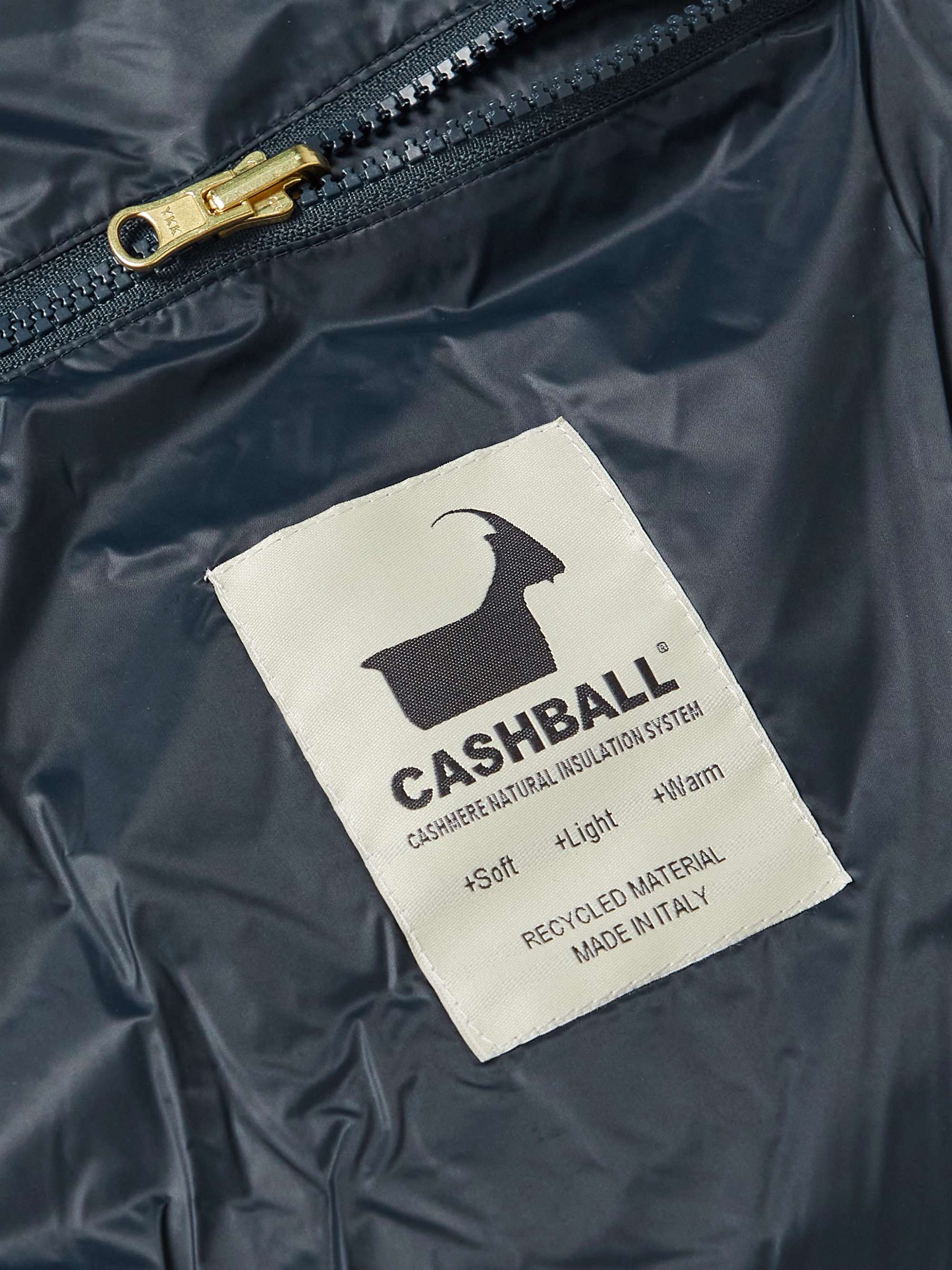 SID MASHBURN Cashball Quilted Padded Shell Gilet