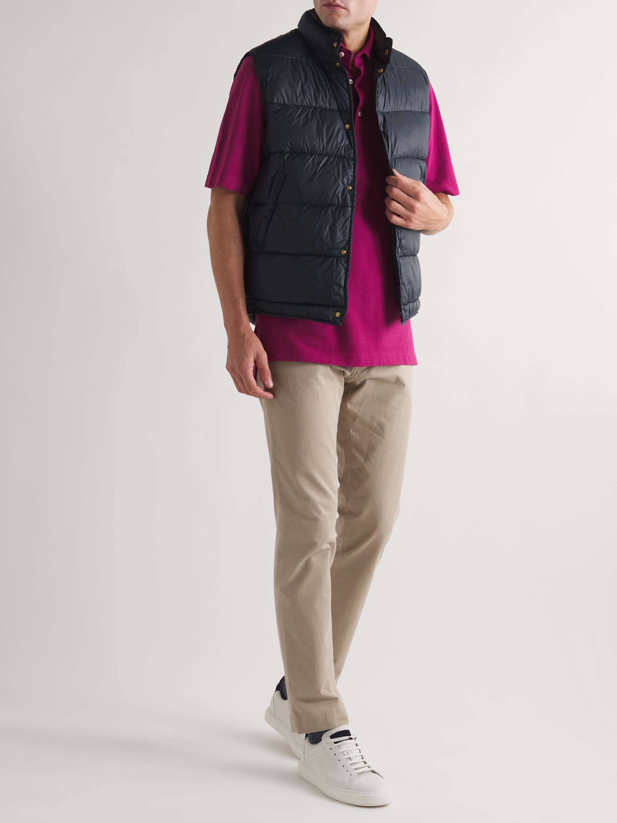 SID MASHBURN Cashball Quilted Padded Shell Gilet