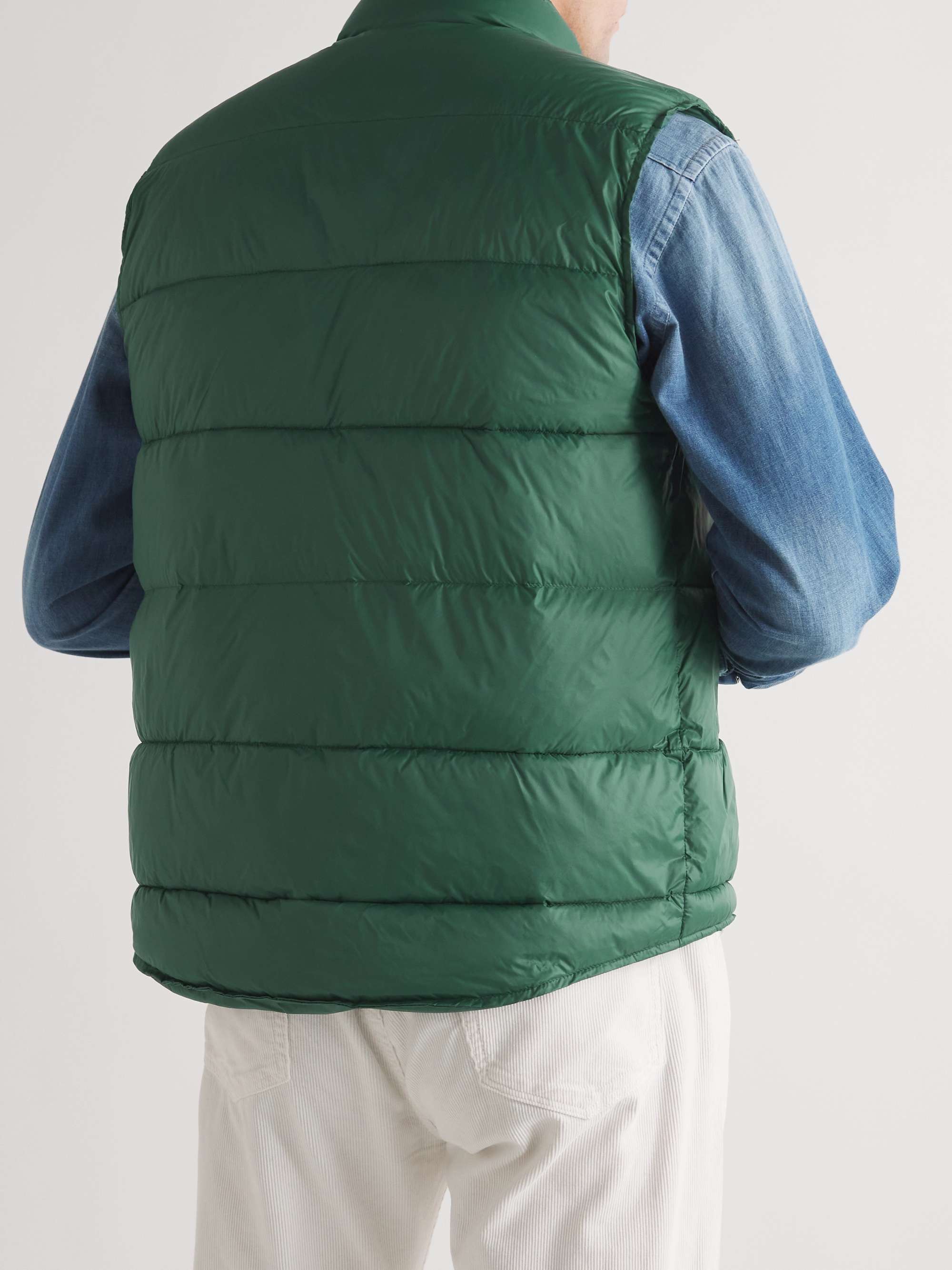 SID MASHBURN Cashball Quilted Padded Shell Gilet