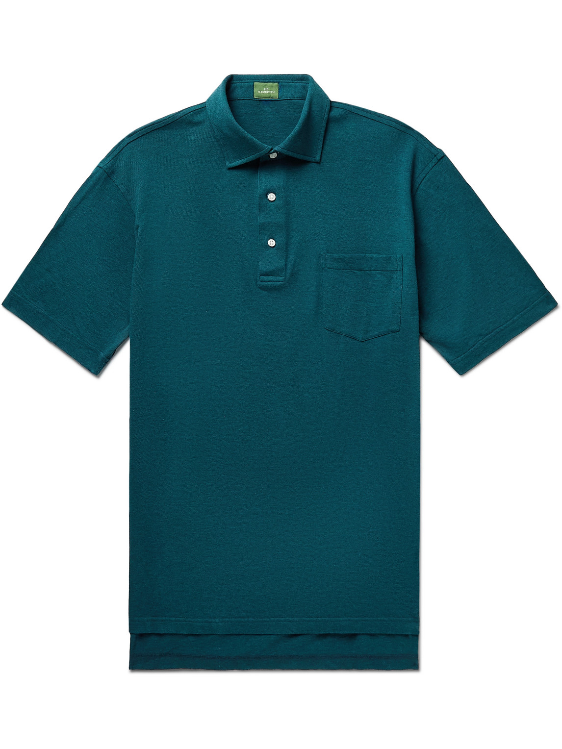 Sid Mashburn Pique Regular Fit Polo Shirt In Blue