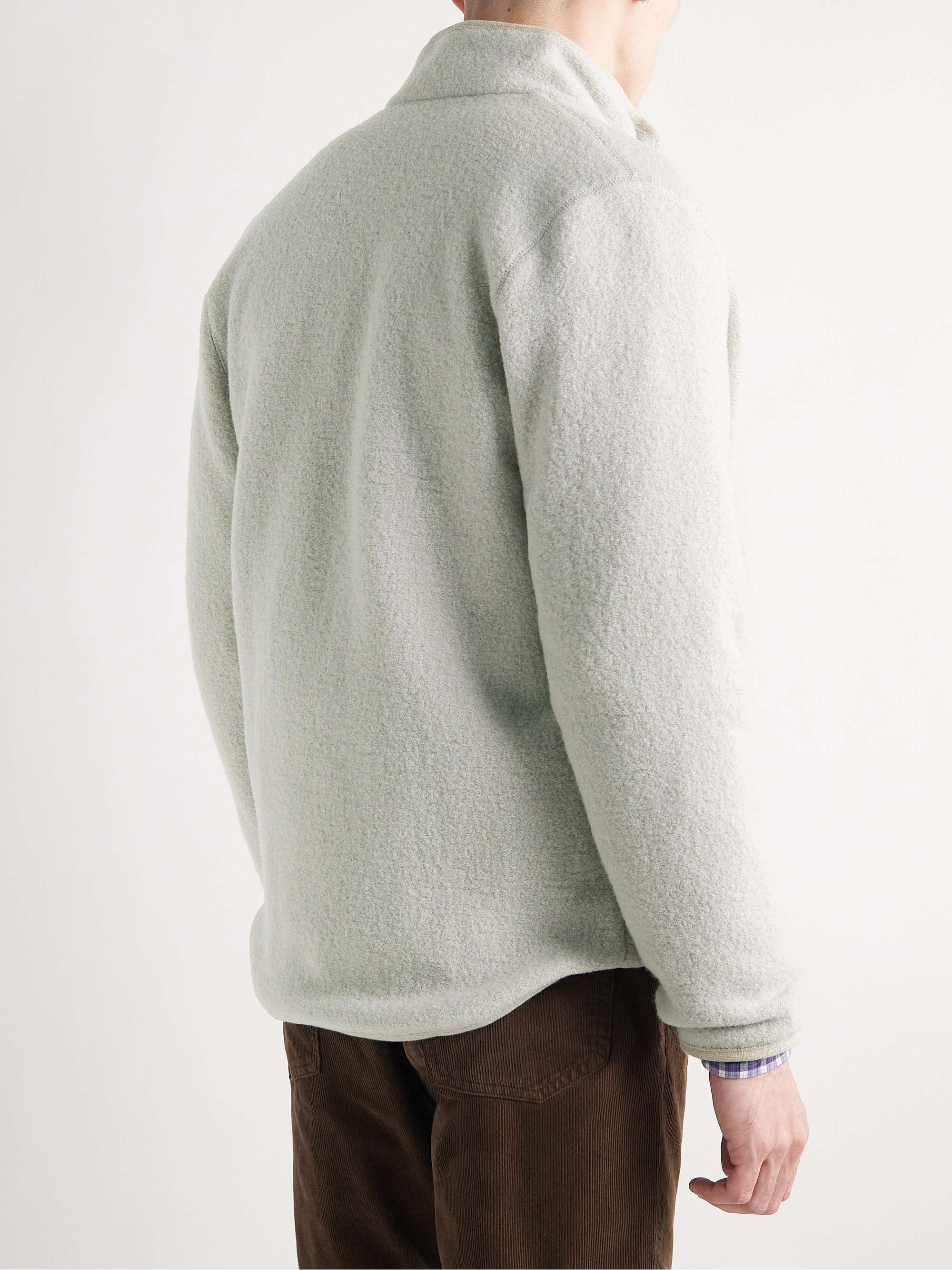 SID MASHBURN Reversible Wool-Fleece and Shell Jacket