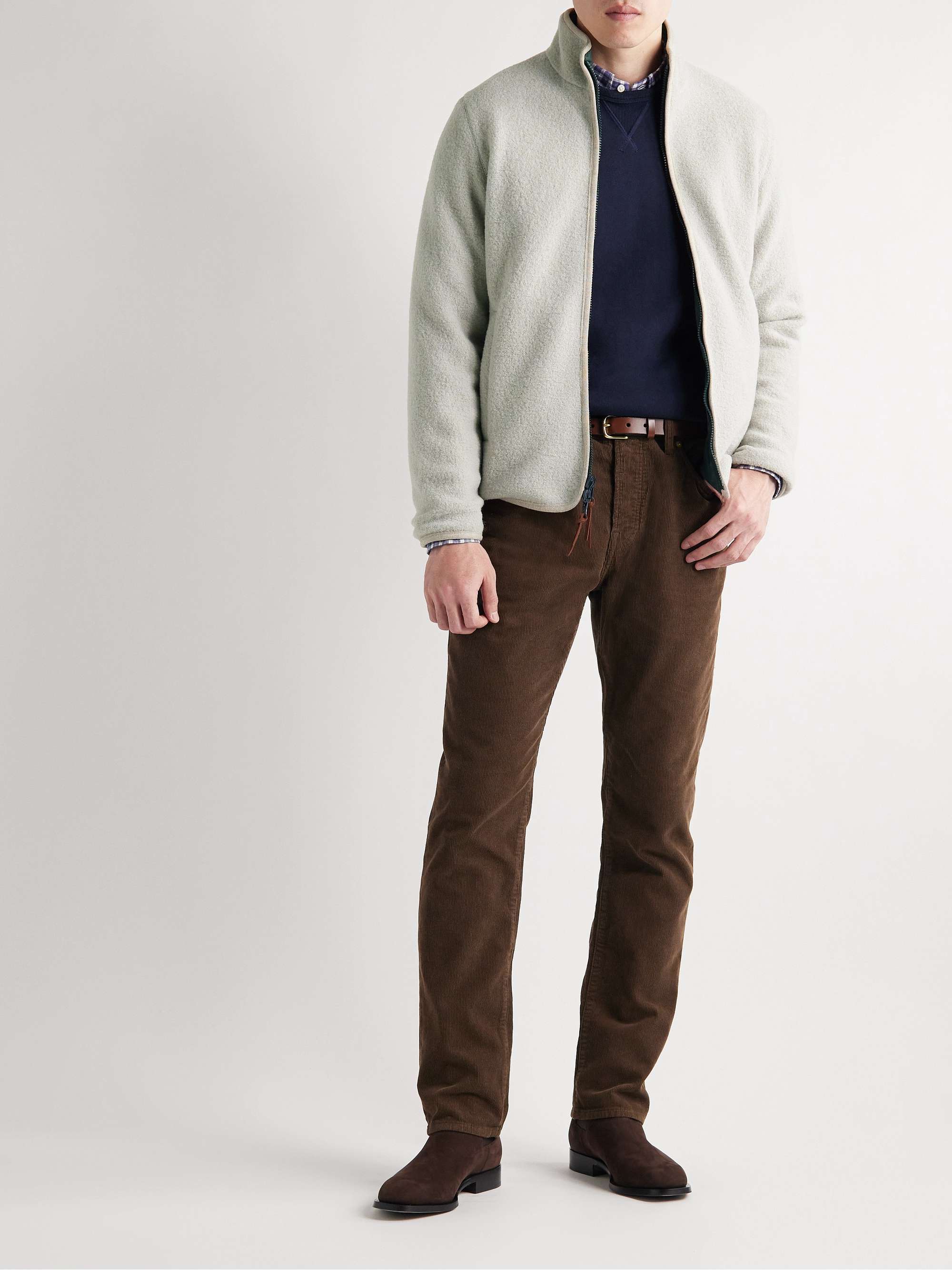 SID MASHBURN Reversible Wool-Fleece and Shell Jacket