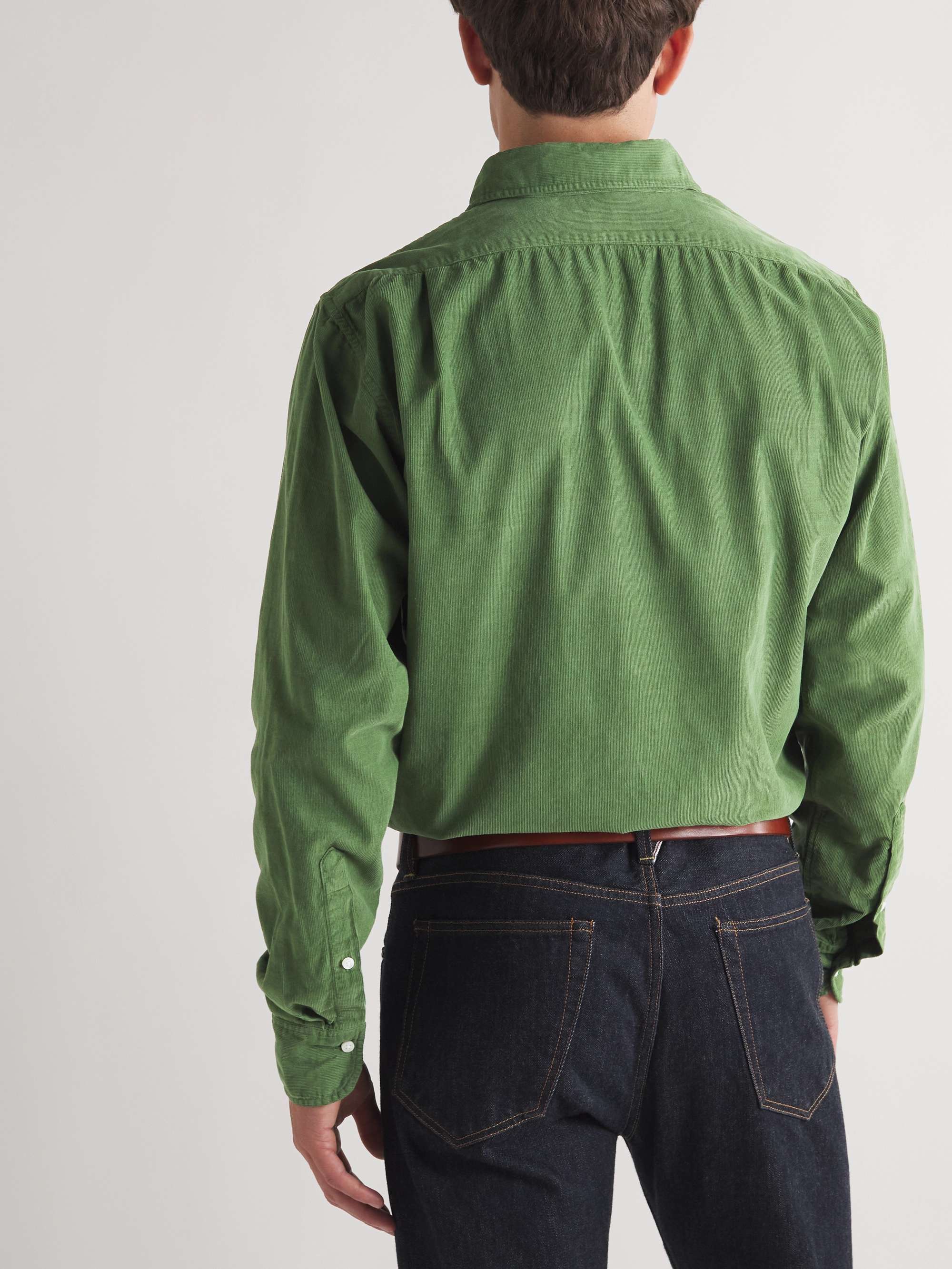 SID MASHBURN Cotton-Corduroy Shirt