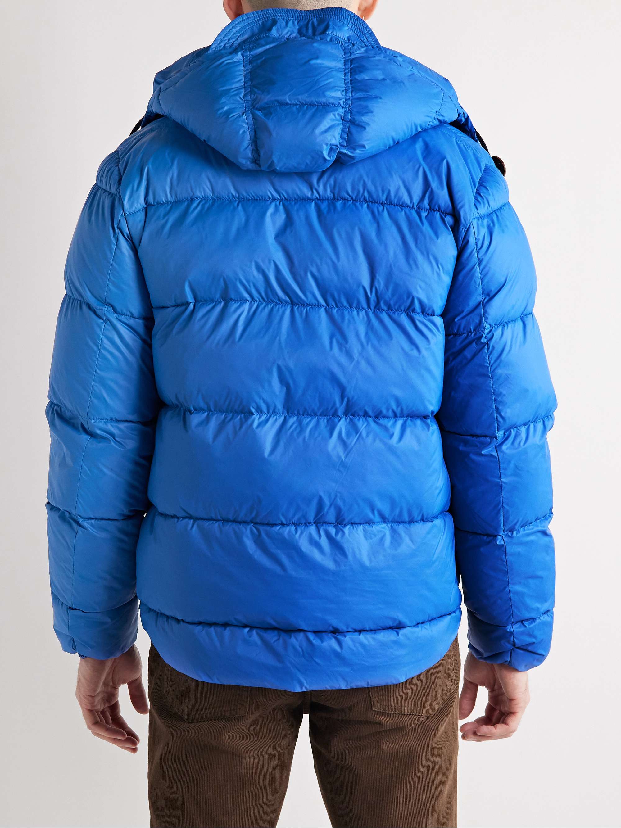 SID MASHBURN Cashball Padded Quilted Nylon Hooded Jacket