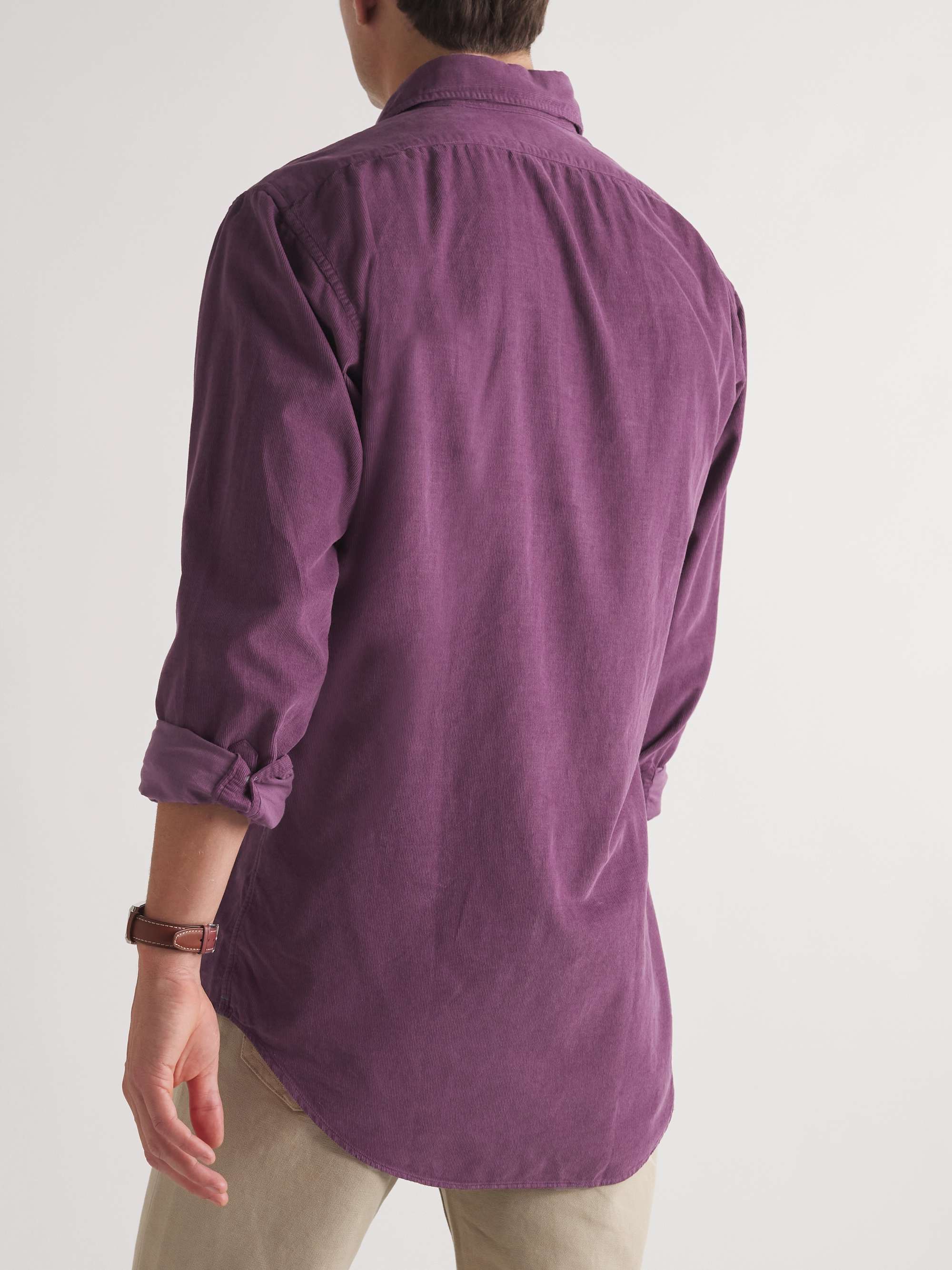 SID MASHBURN Cotton-Corduroy Shirt
