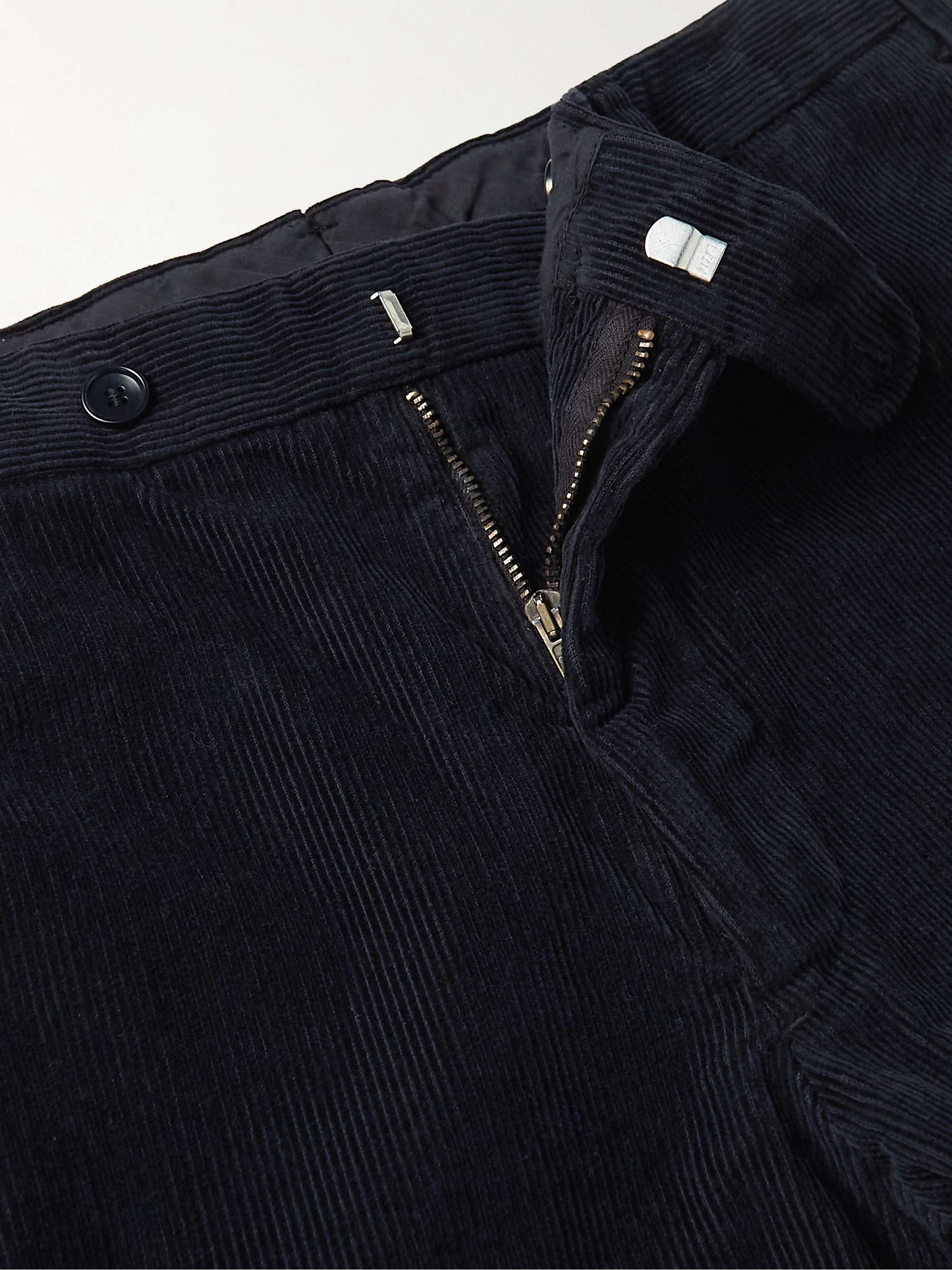 SID MASHBURN Cotton and Cashmere-Blend Corduroy Suit Trousers