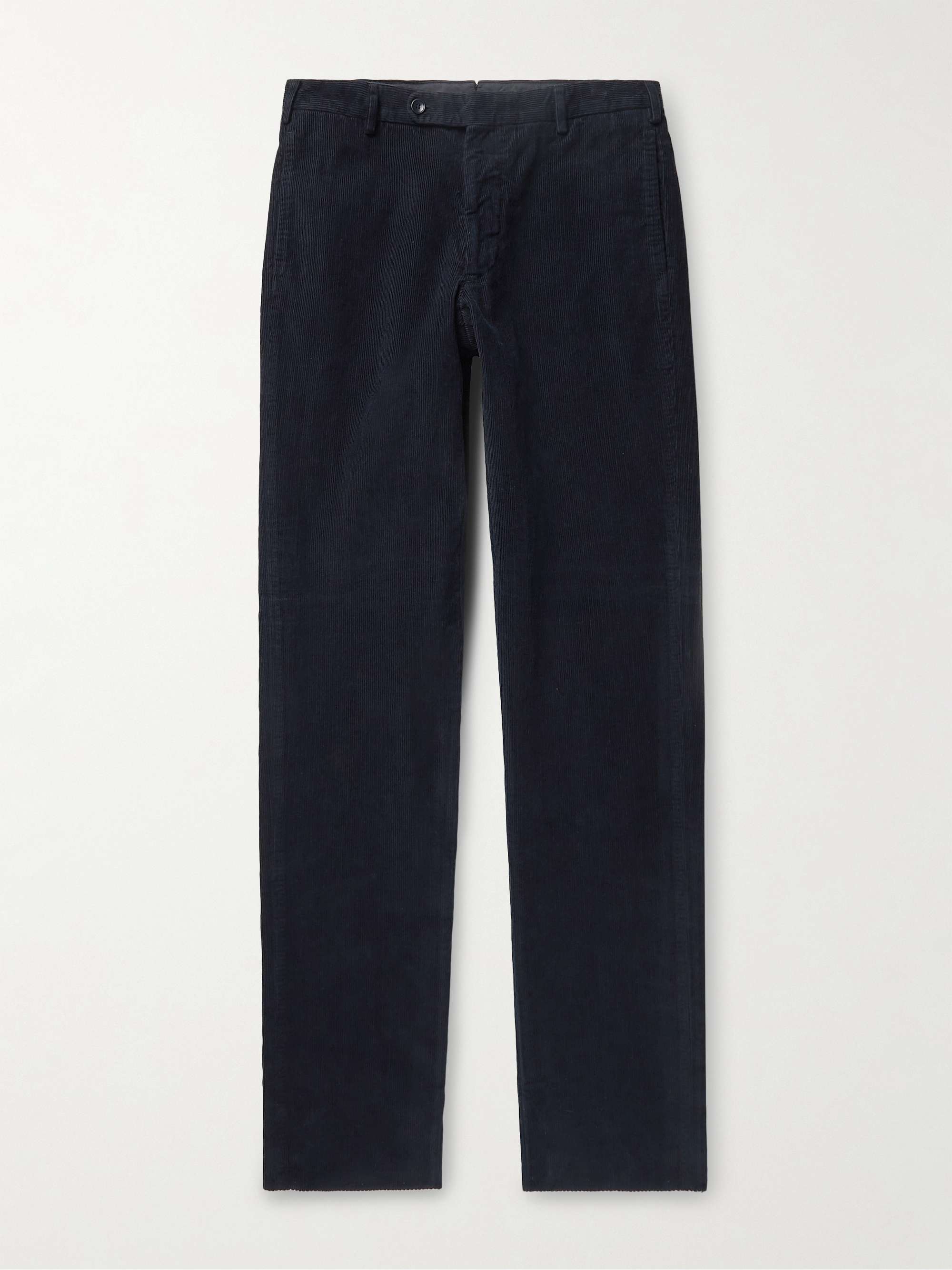 SID MASHBURN Cotton and Cashmere-Blend Corduroy Suit Trousers