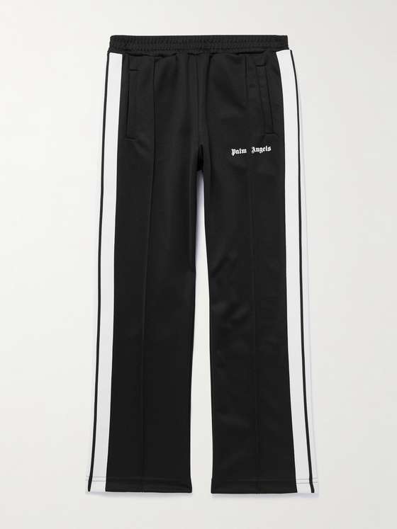mrporter.com | Logo-Print Striped Jersey Track Pants