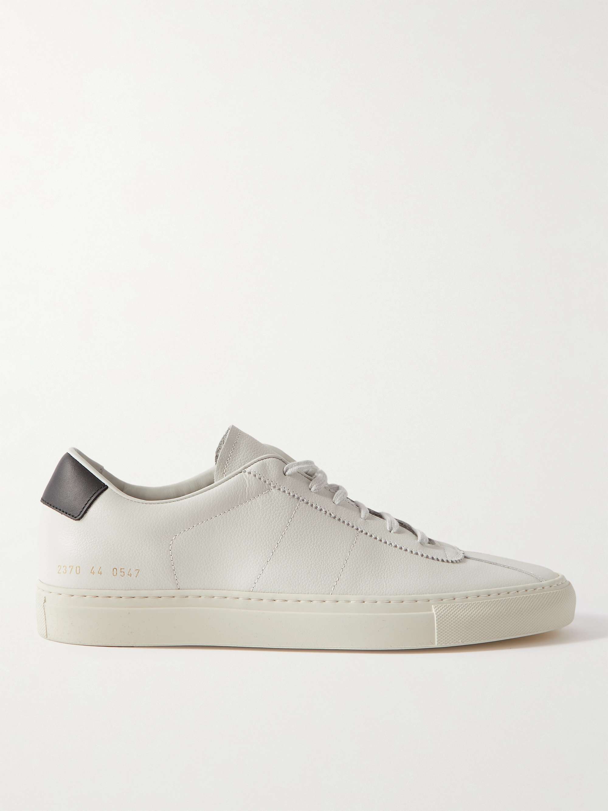 common projects white leather sneakers