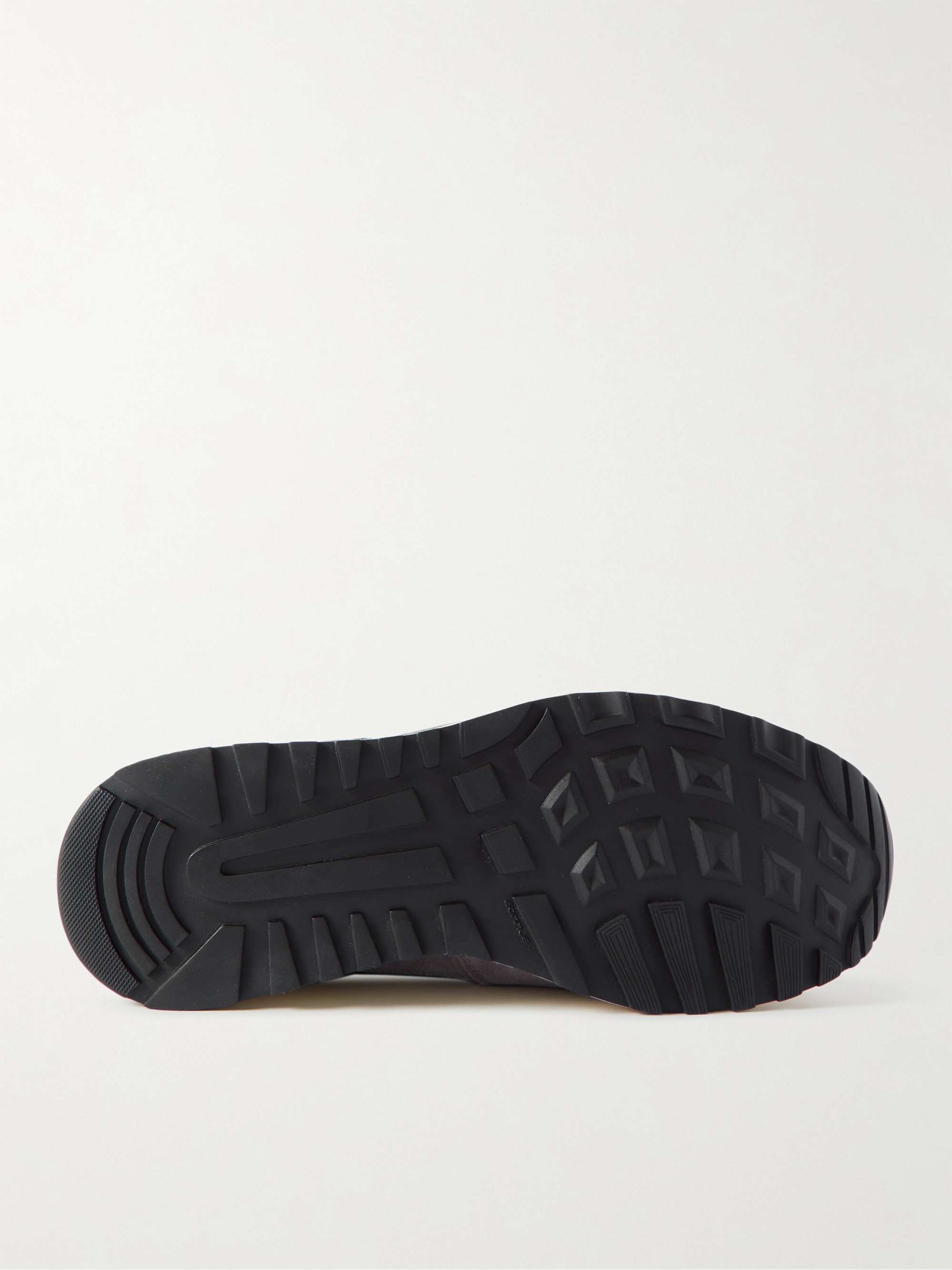 COMMON PROJECTS Track 80 Leather-Trimmed Suede and Ripstop Sneakers