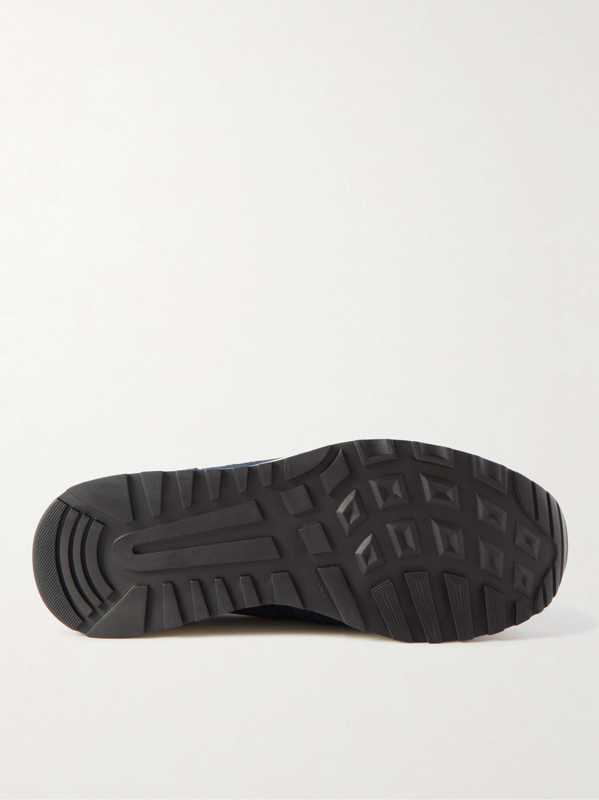 COMMON PROJECTS Track 80 Leather-Trimmed Suede and Ripstop Sneakers