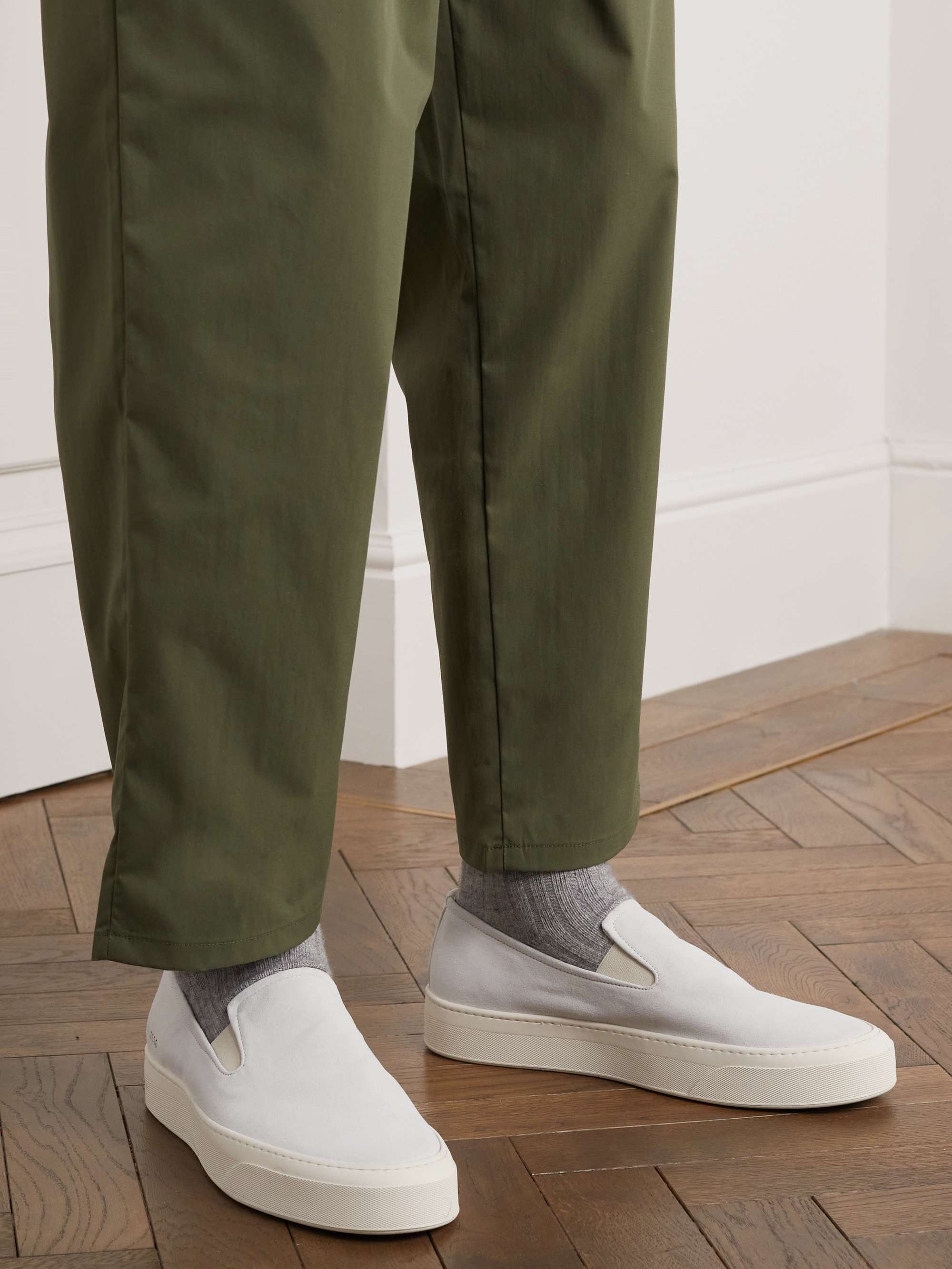 COMMON PROJECTS Suede Slip-On Sneakers