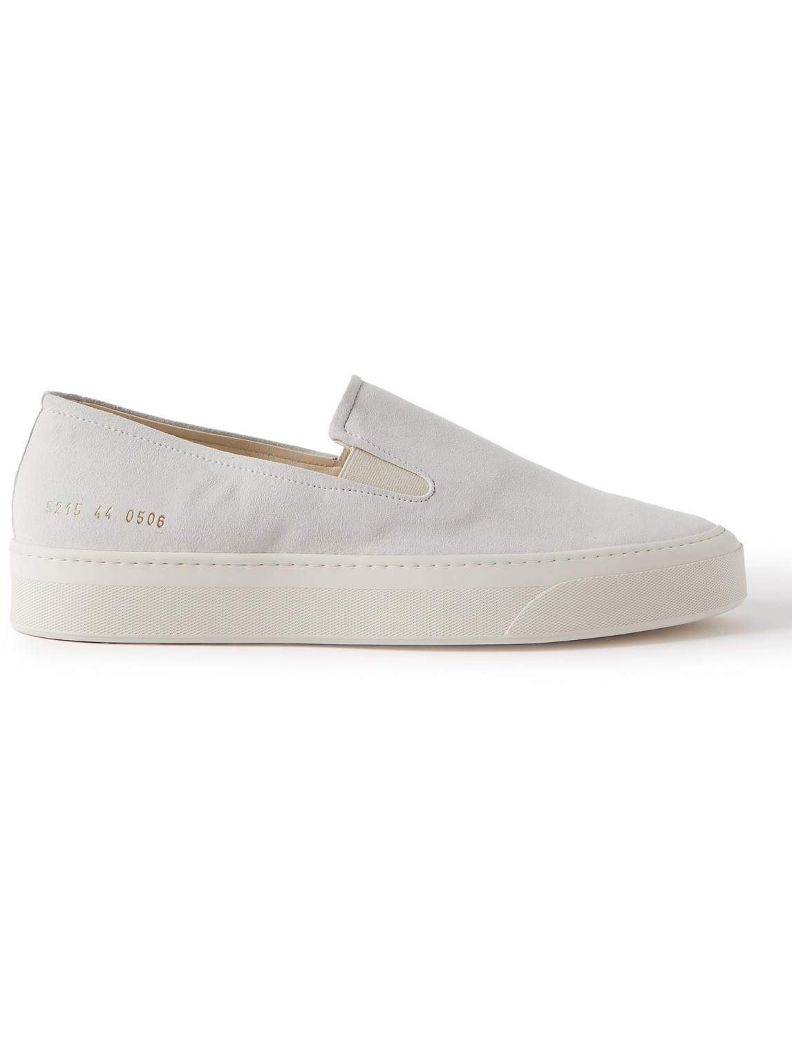 COMMON PROJECTS SUEDE SLIP-ON SNEAKERS