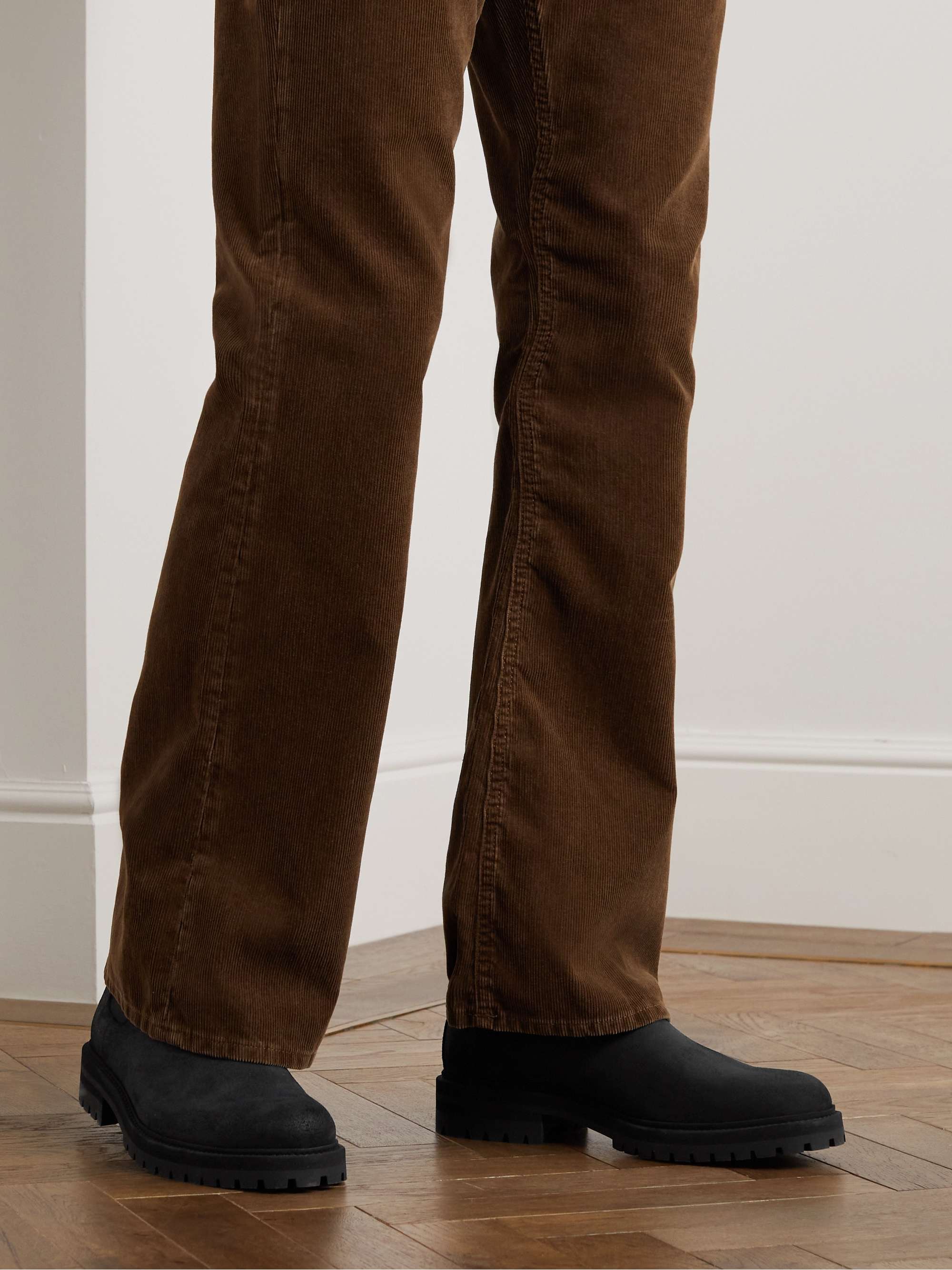 COMMON PROJECTS Suede Chelsea Boots