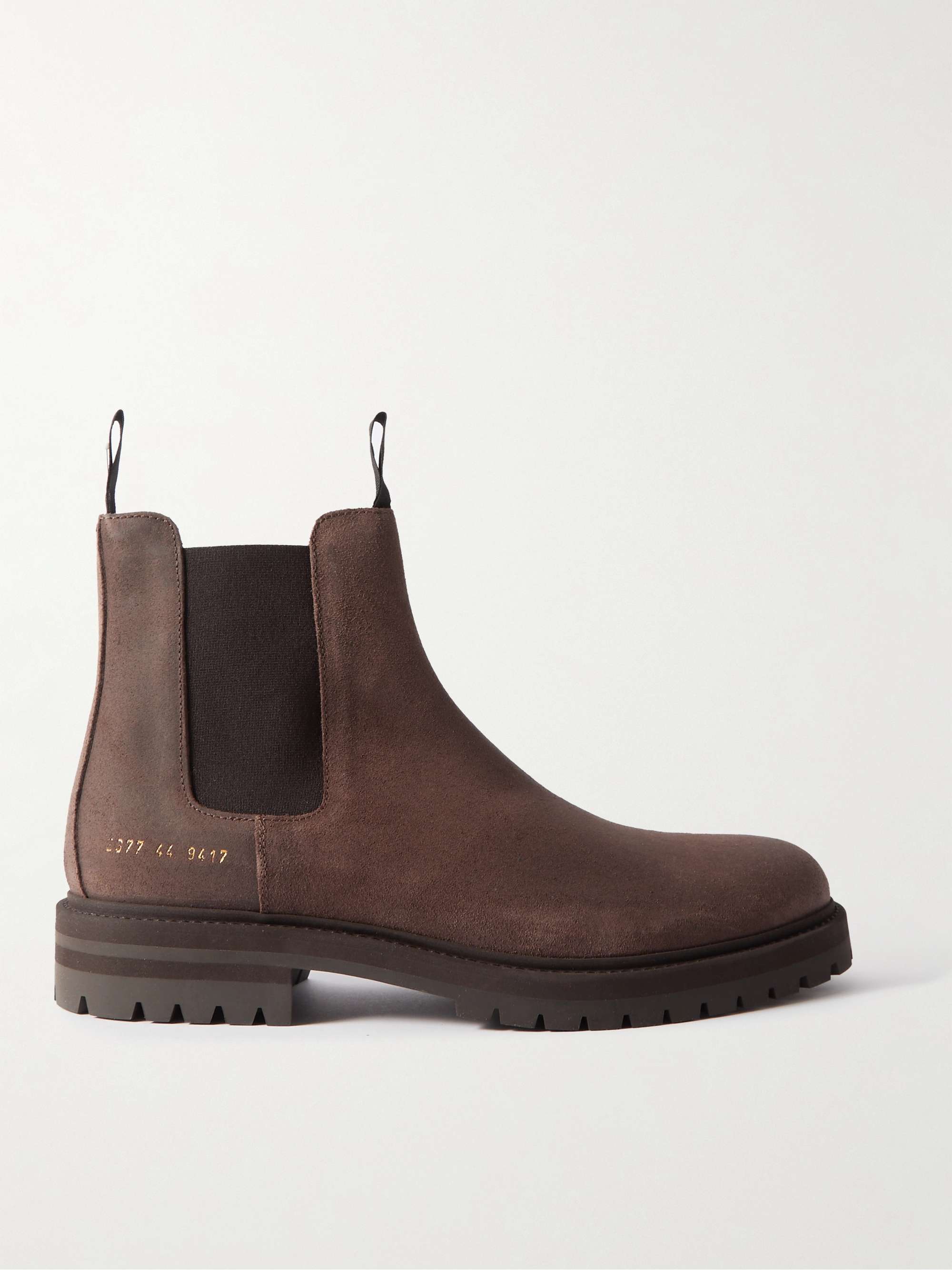 COMMON PROJECTS Suede Chelsea Boots for Men | MR PORTER