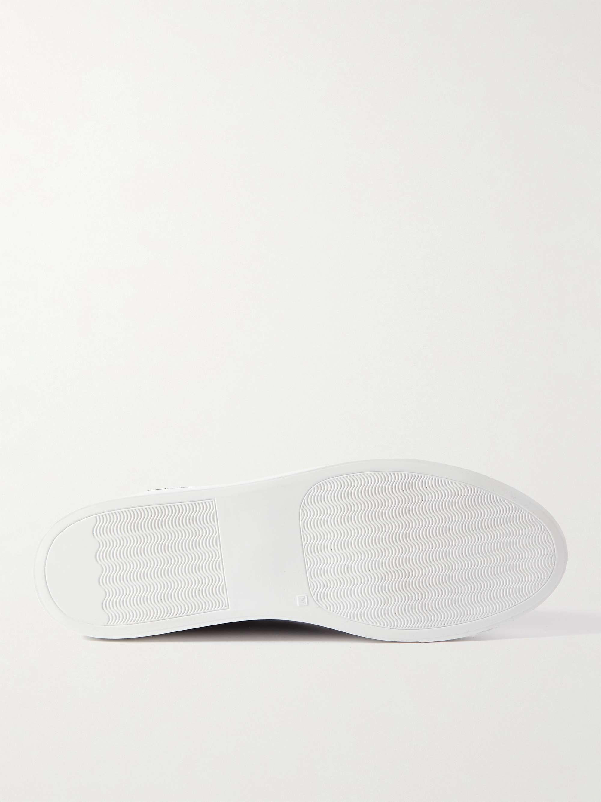 COMMON PROJECTS Retro Low Leather-Trimmed Suede Sneakers
