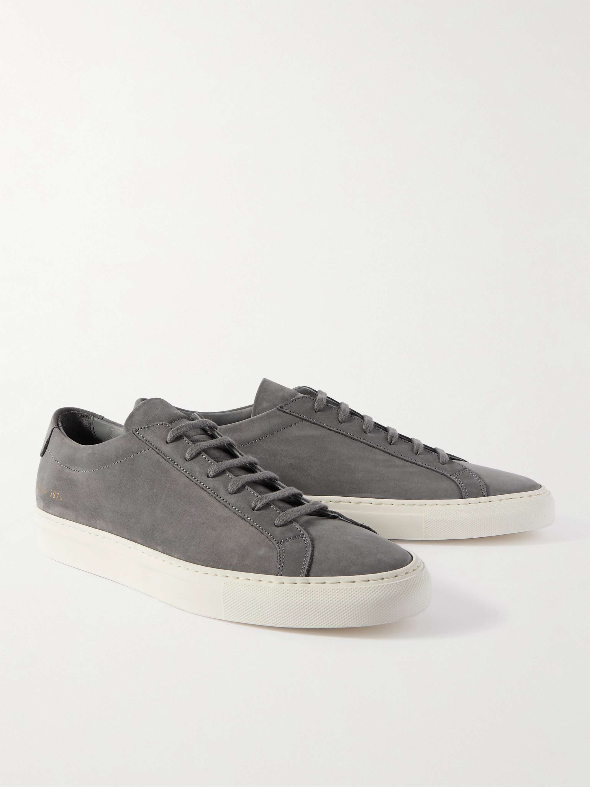 COMMON PROJECTS Achilles Nubuck Sneakers for Men | MR PORTER