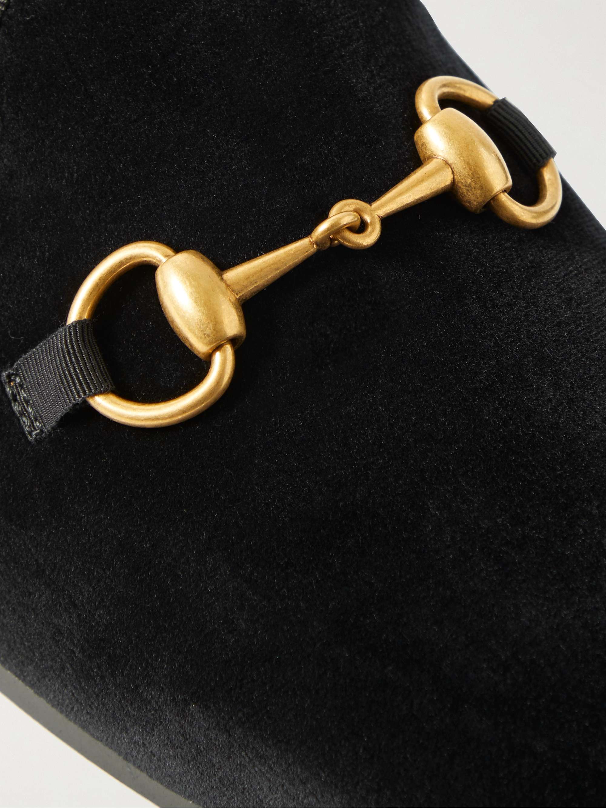 GUCCI Gallipoli Horsebit Velvet Loafers for Men MR PORTER