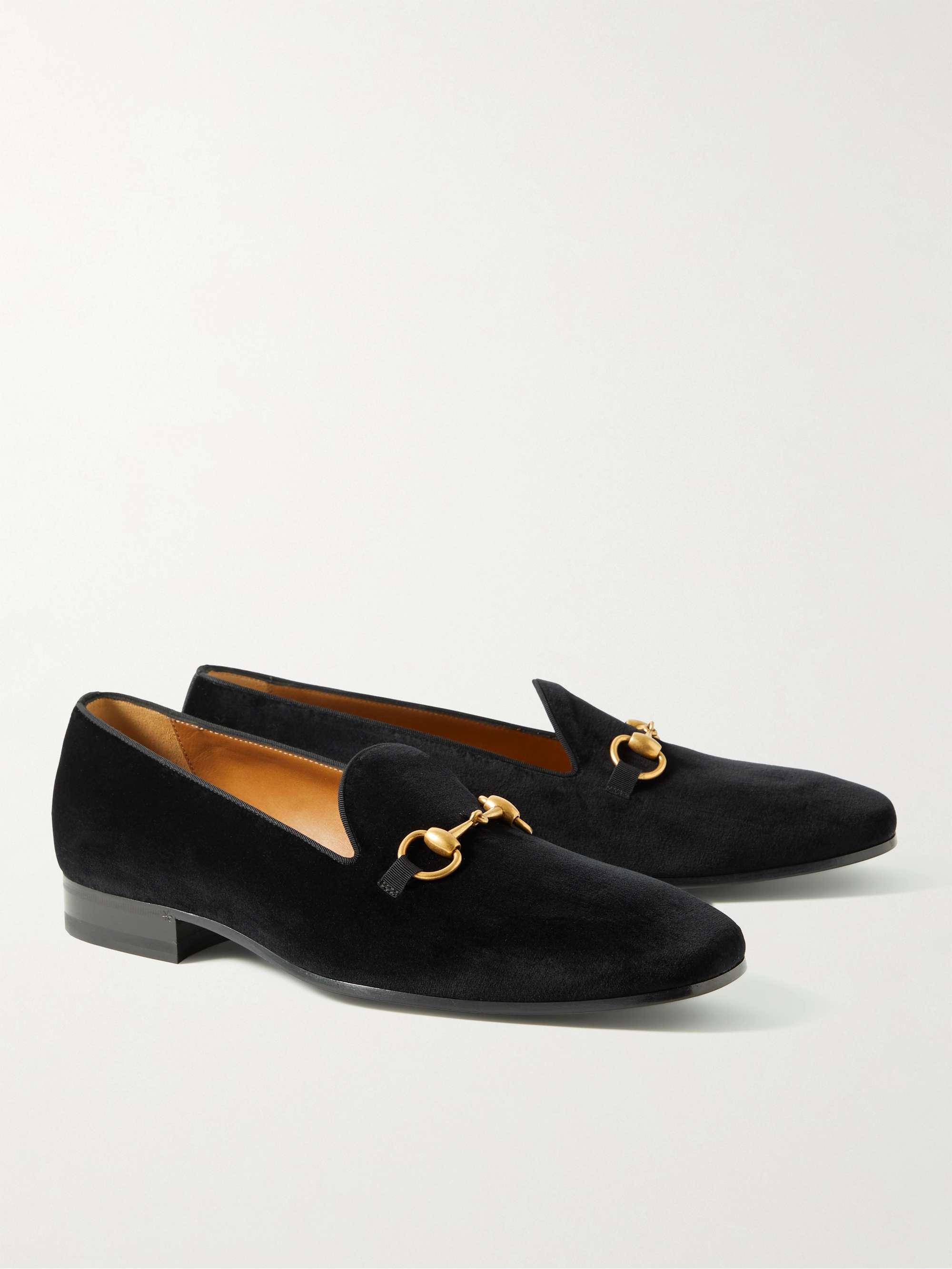 GUCCI Gallipoli Horsebit Velvet Loafers for Men MR PORTER
