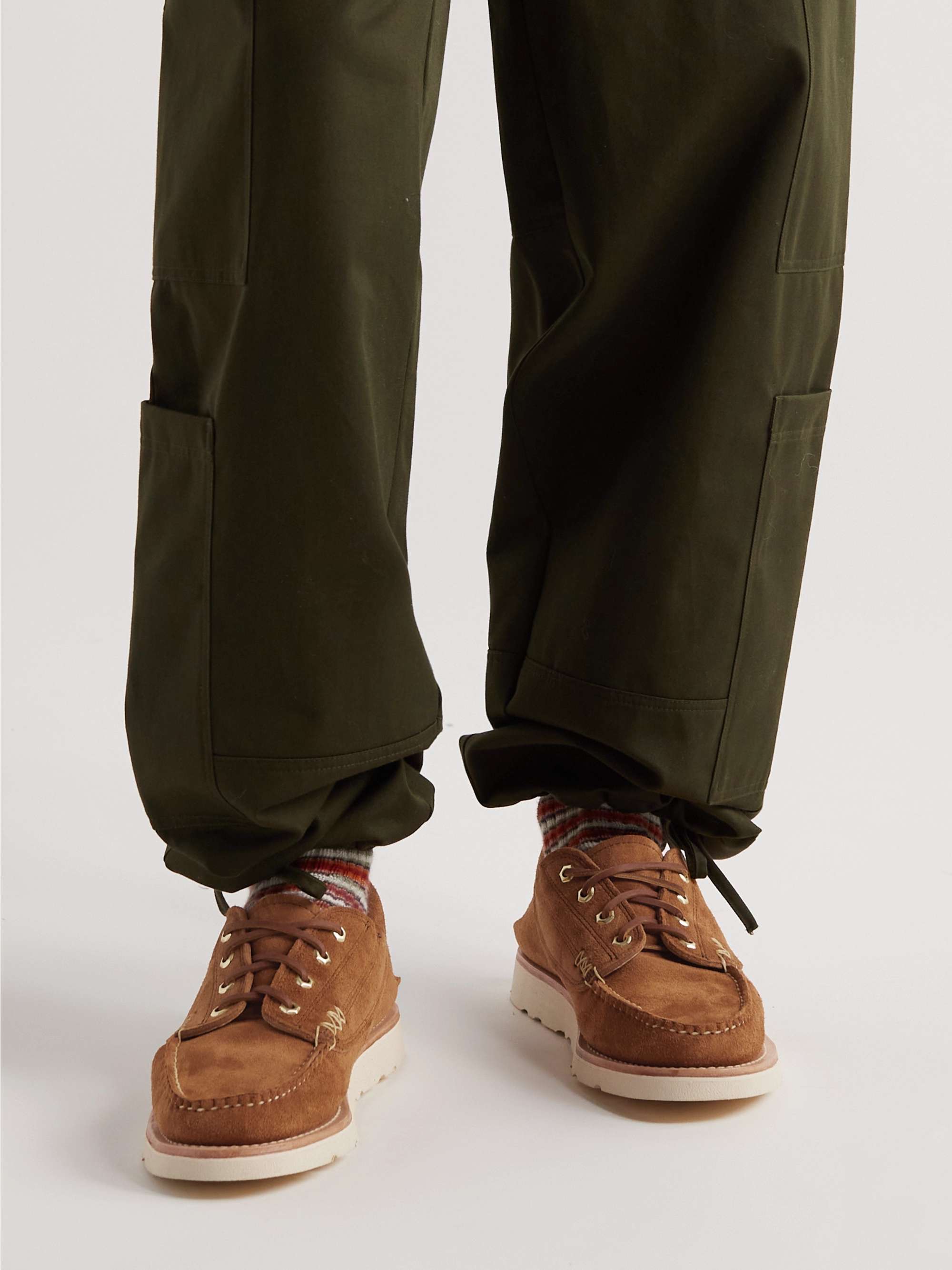 YUKETEN Angler Suede Boat Shoes