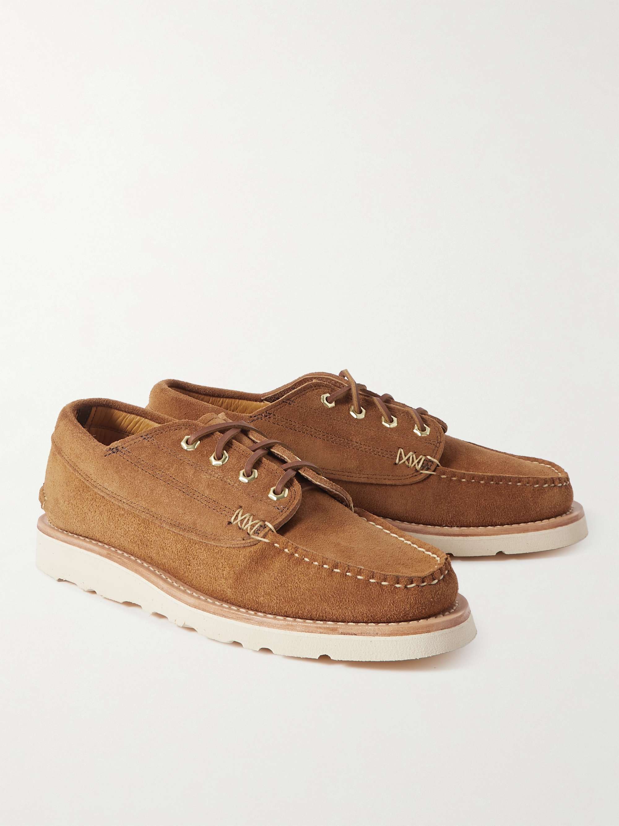 YUKETEN Angler Suede Boat Shoes for Men | MR PORTER